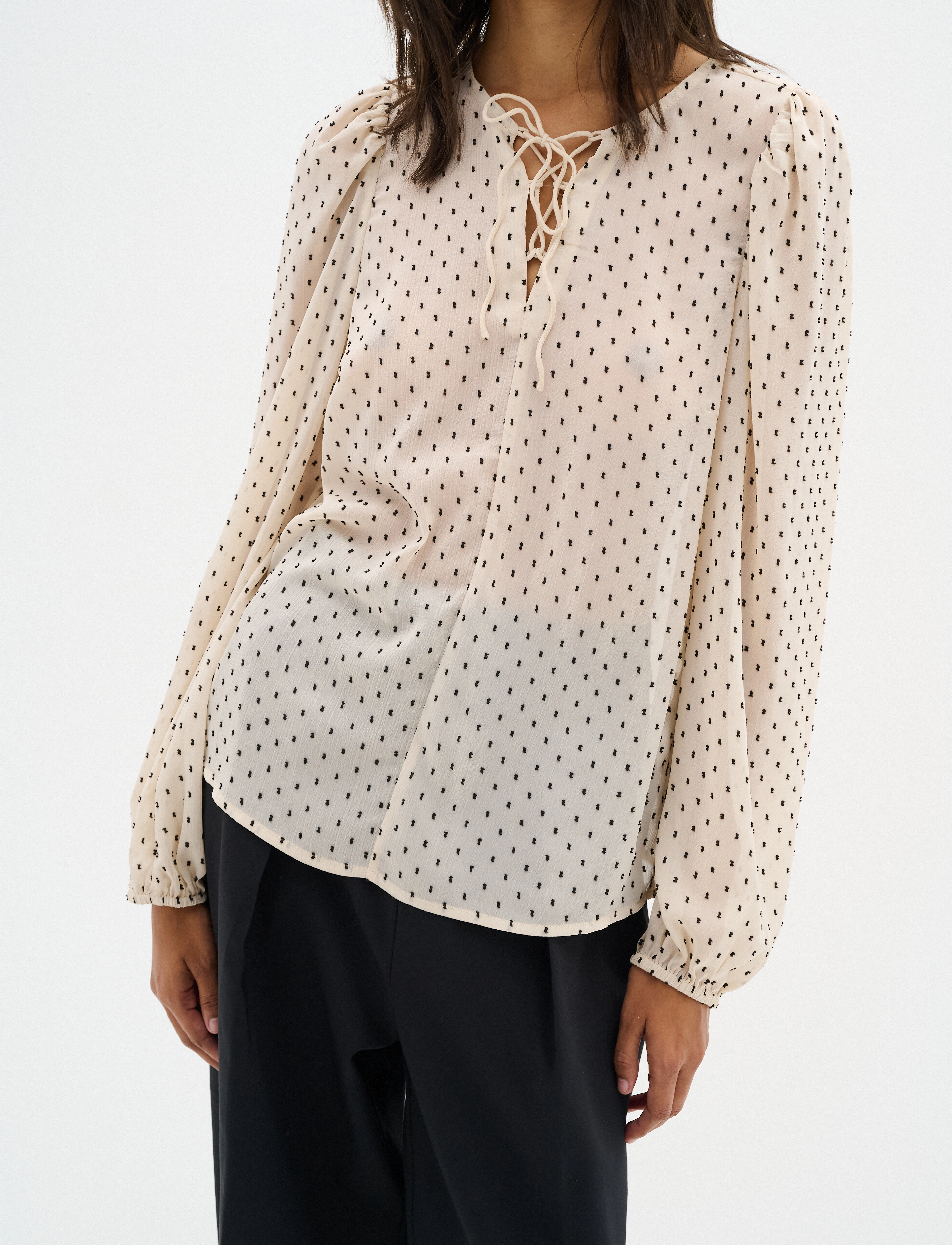 InWear MibiIW Blouse - Bluser - HAZE / cream