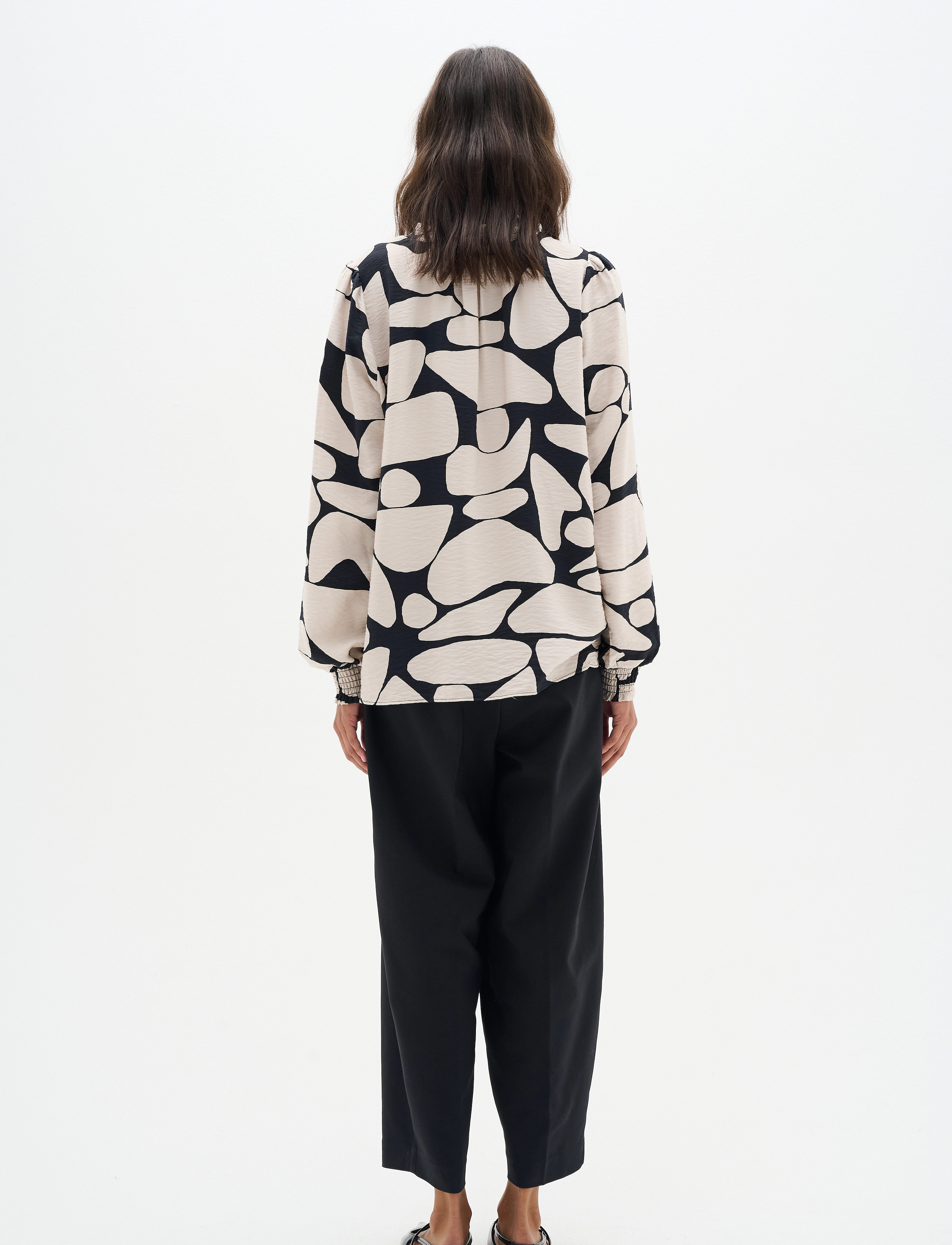 InWear - MettaIW Blouse - pikkade varrukatega pluusid - non color elements - 4