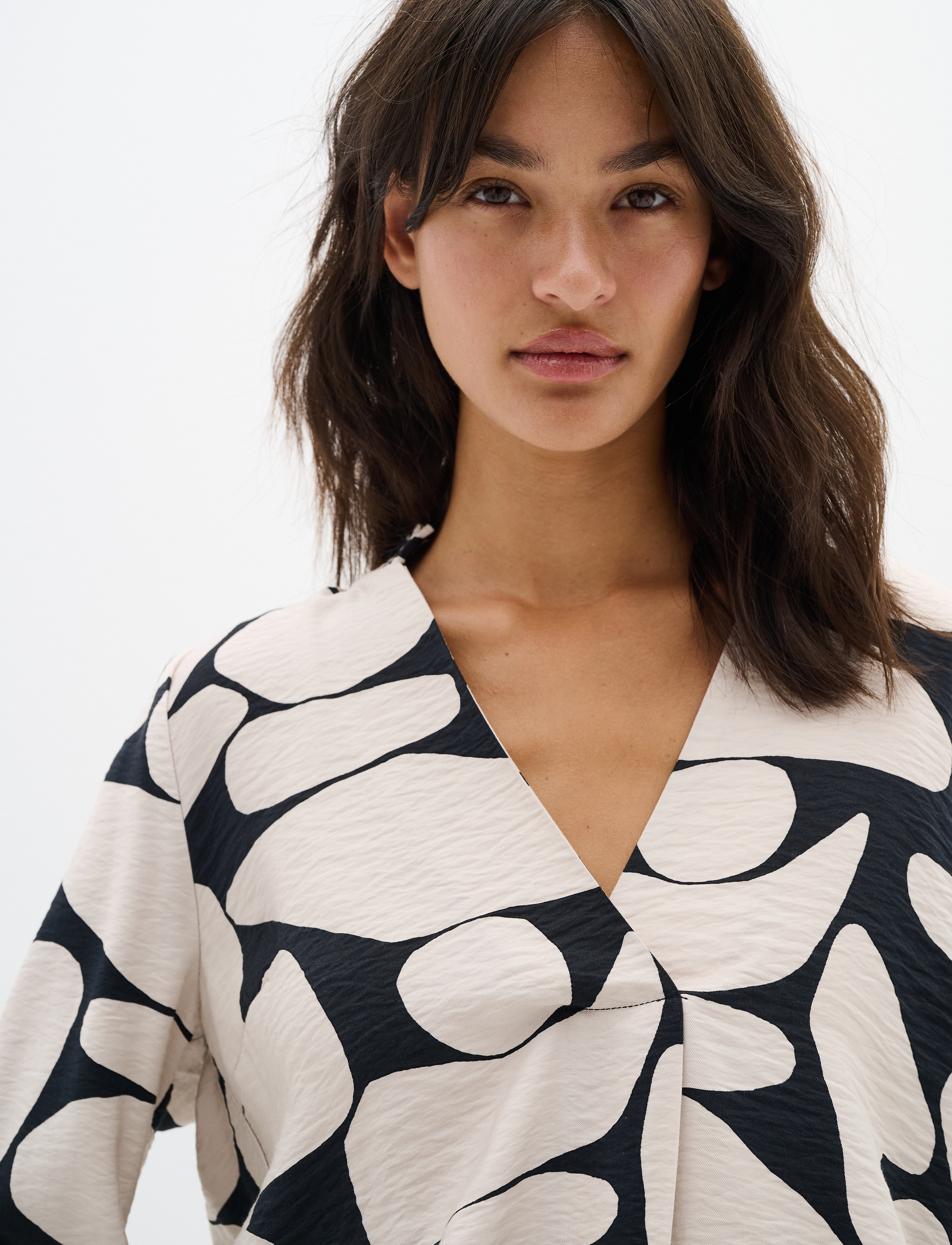 InWear - MettaIW Blouse - pikkade varrukatega pluusid - non color elements - 5