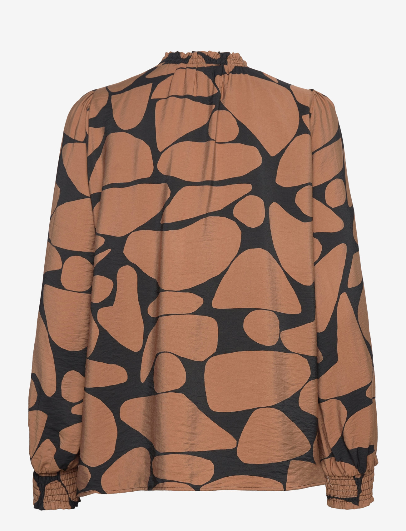 InWear - MettaIW Blouse - langærmede bluser - tobacco elements - 2