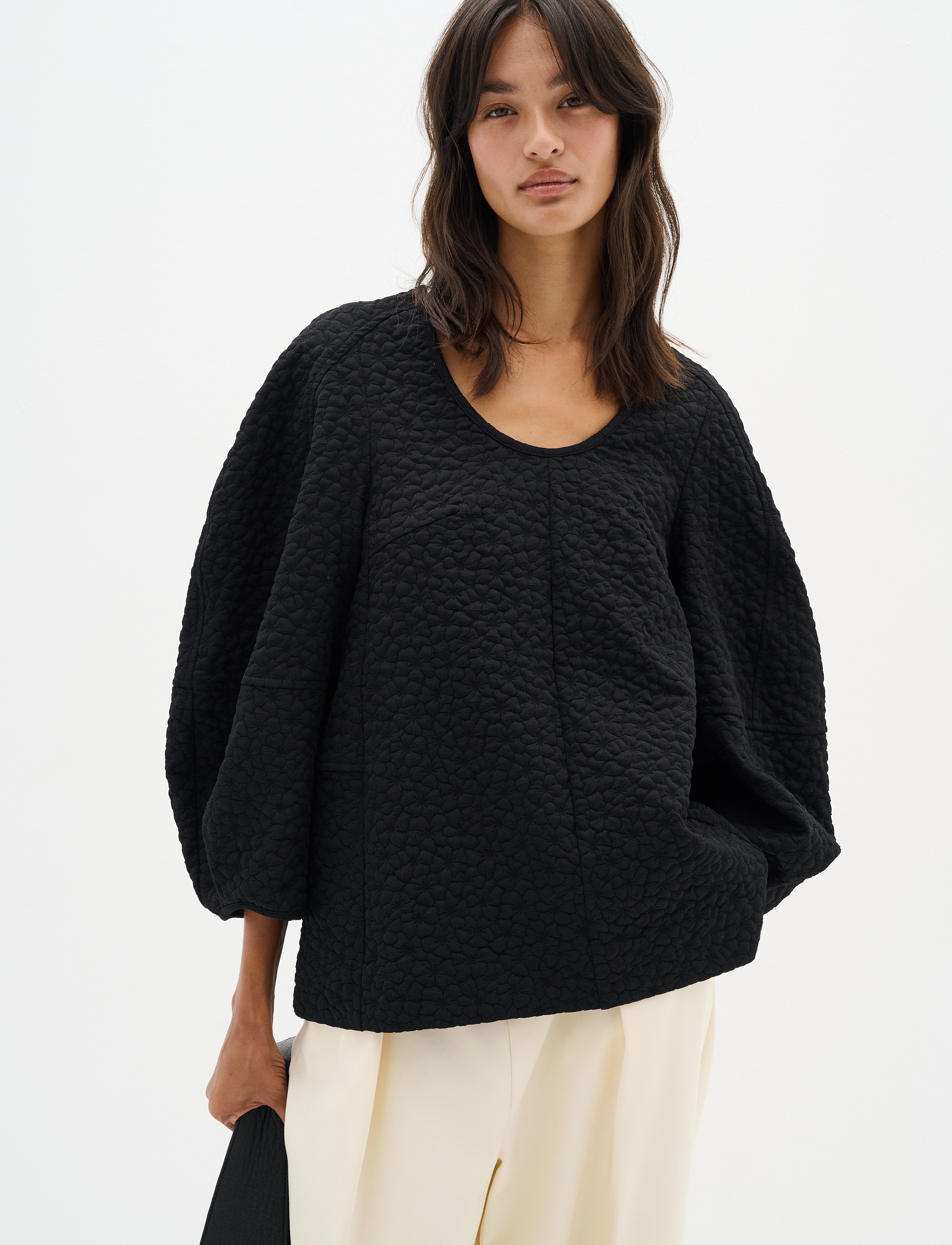 InWear Mellyiw Blouse, 34, Black, Bluser > Langærmede, Dame