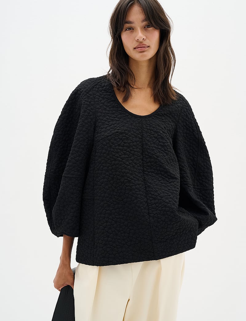 InWear - MellyIW Blouse - langärmlige blusen - black - 0