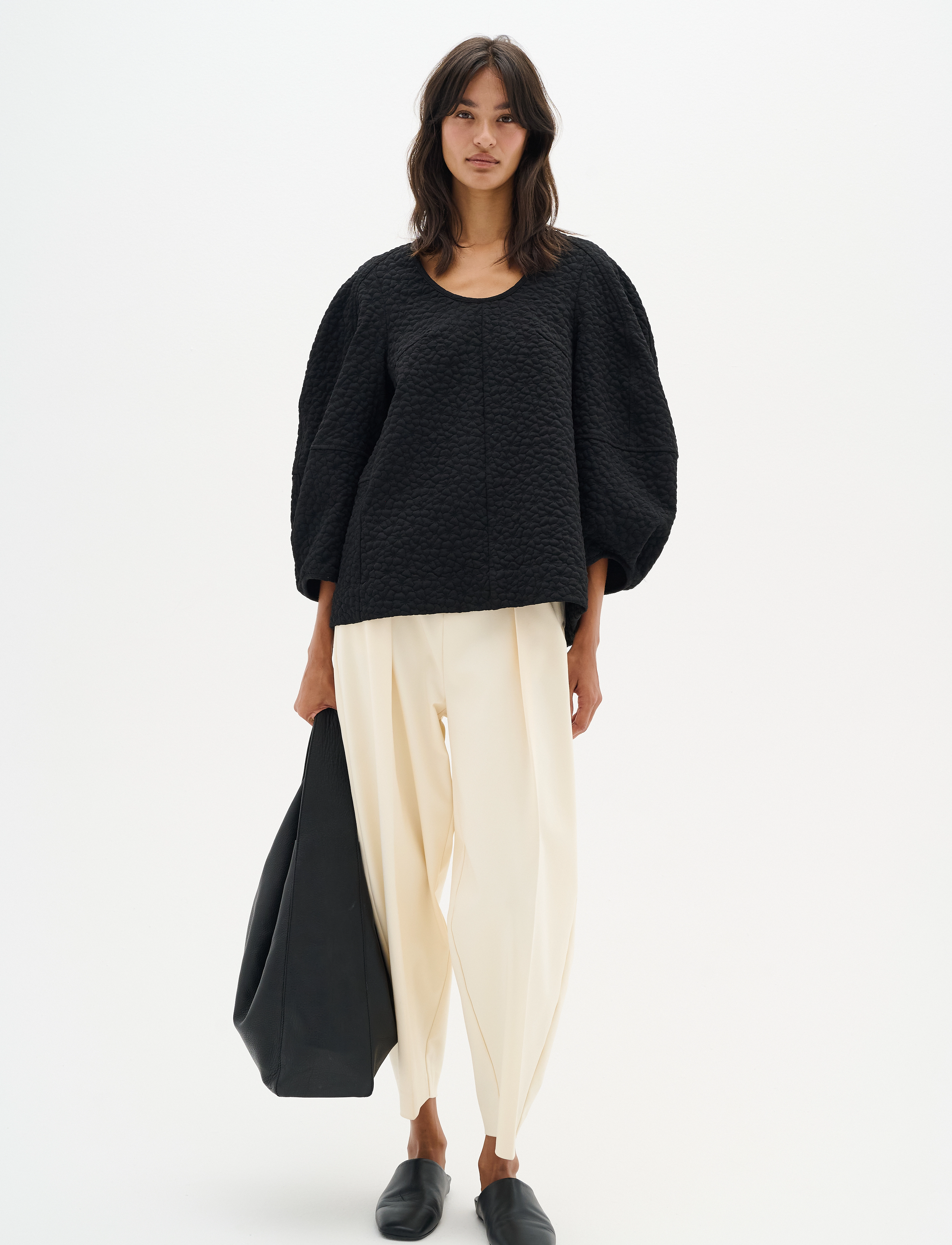 InWear - MellyIW Blouse - langærmede bluser - black - 3