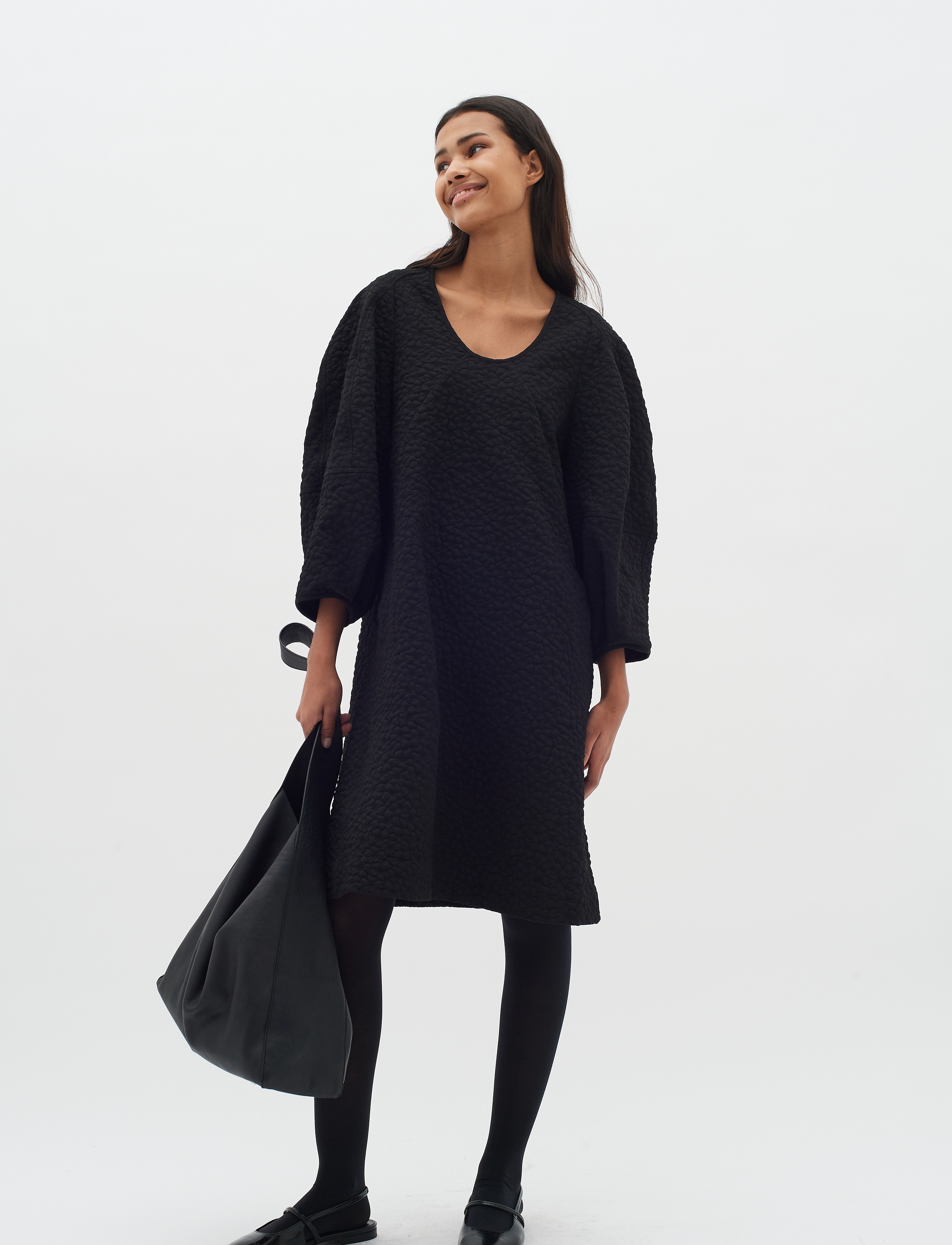 InWear - MellyIW Dress - midi kjoler - black - 3