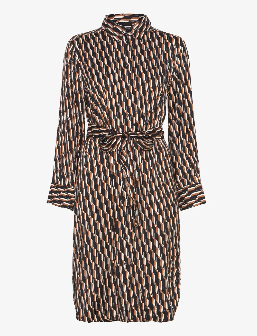 InWear - MaltiIW Shirt Dress - skjortklänningar - non color graphic tiles - 1