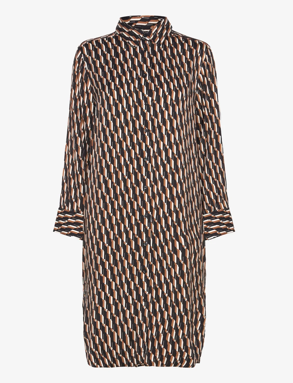 InWear - MaltiIW Shirt Dress - skjortklänningar - non color graphic tiles - 2