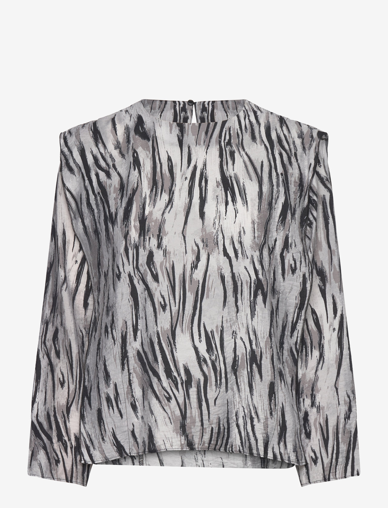 InWear - MildaIW Blouse - pikkade varrukatega pluusid - grey soft fur - 1