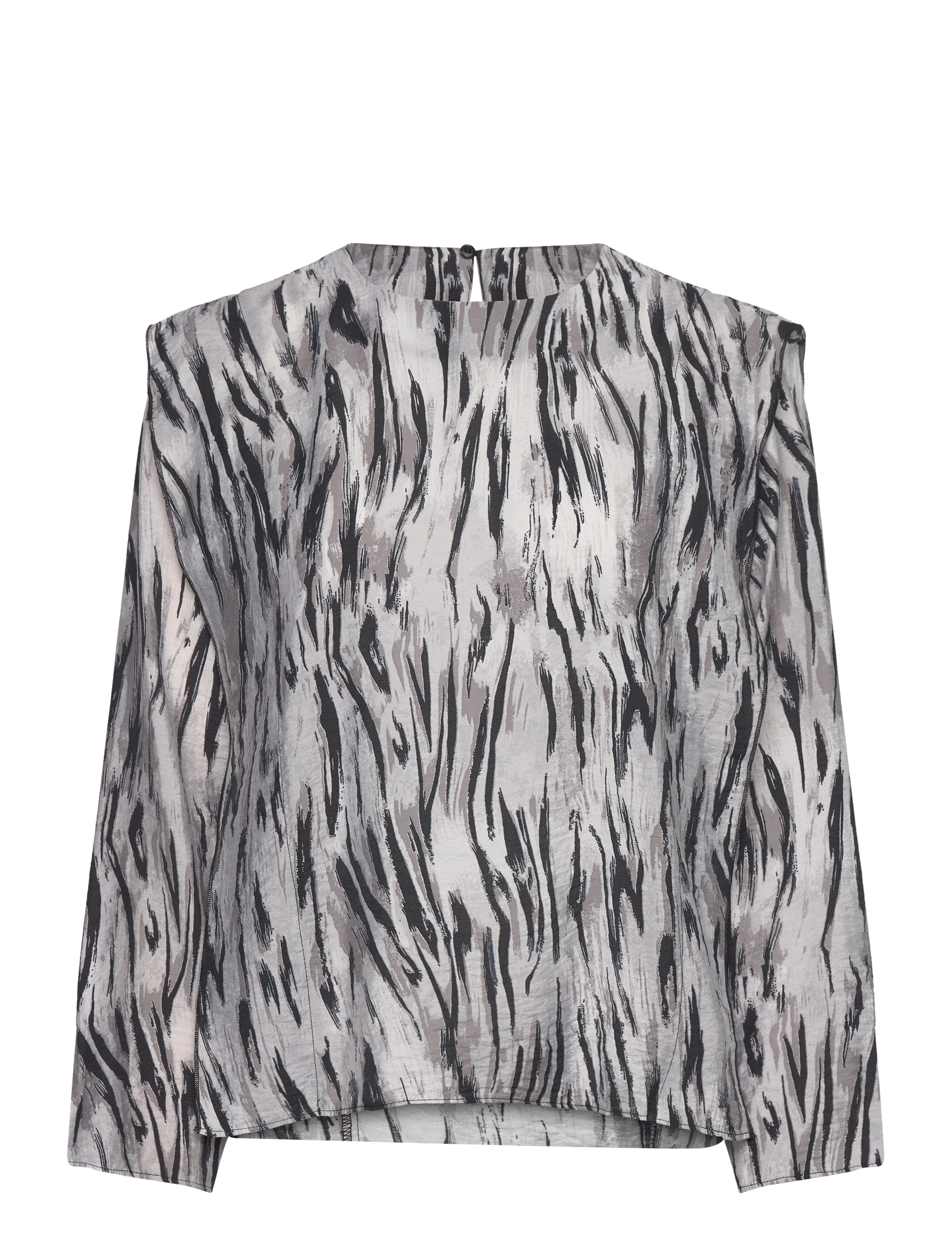 InWear - MildaIW Blouse - langærmede bluser - grey soft fur - 1