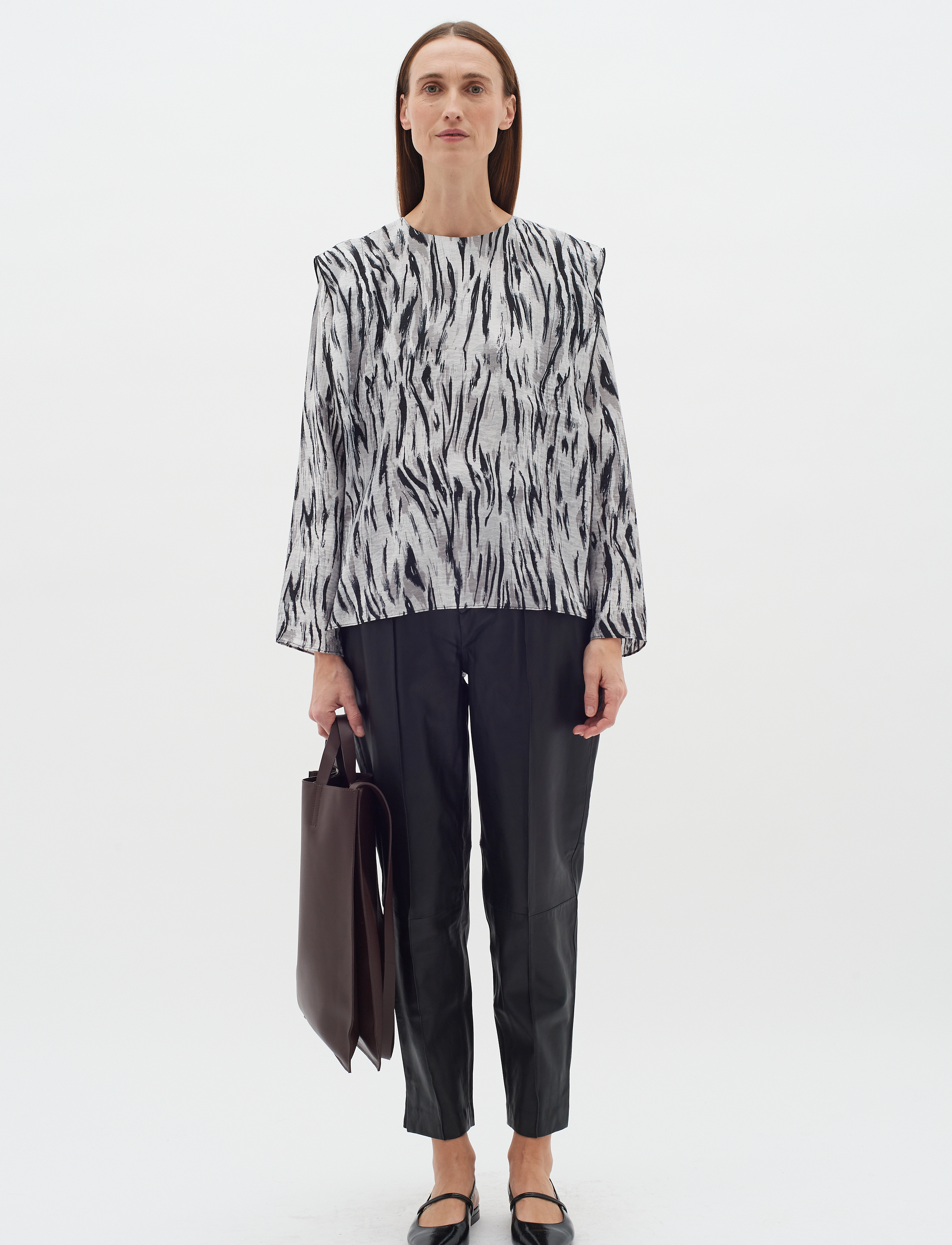 InWear - MildaIW Blouse - langærmede bluser - grey soft fur - 4