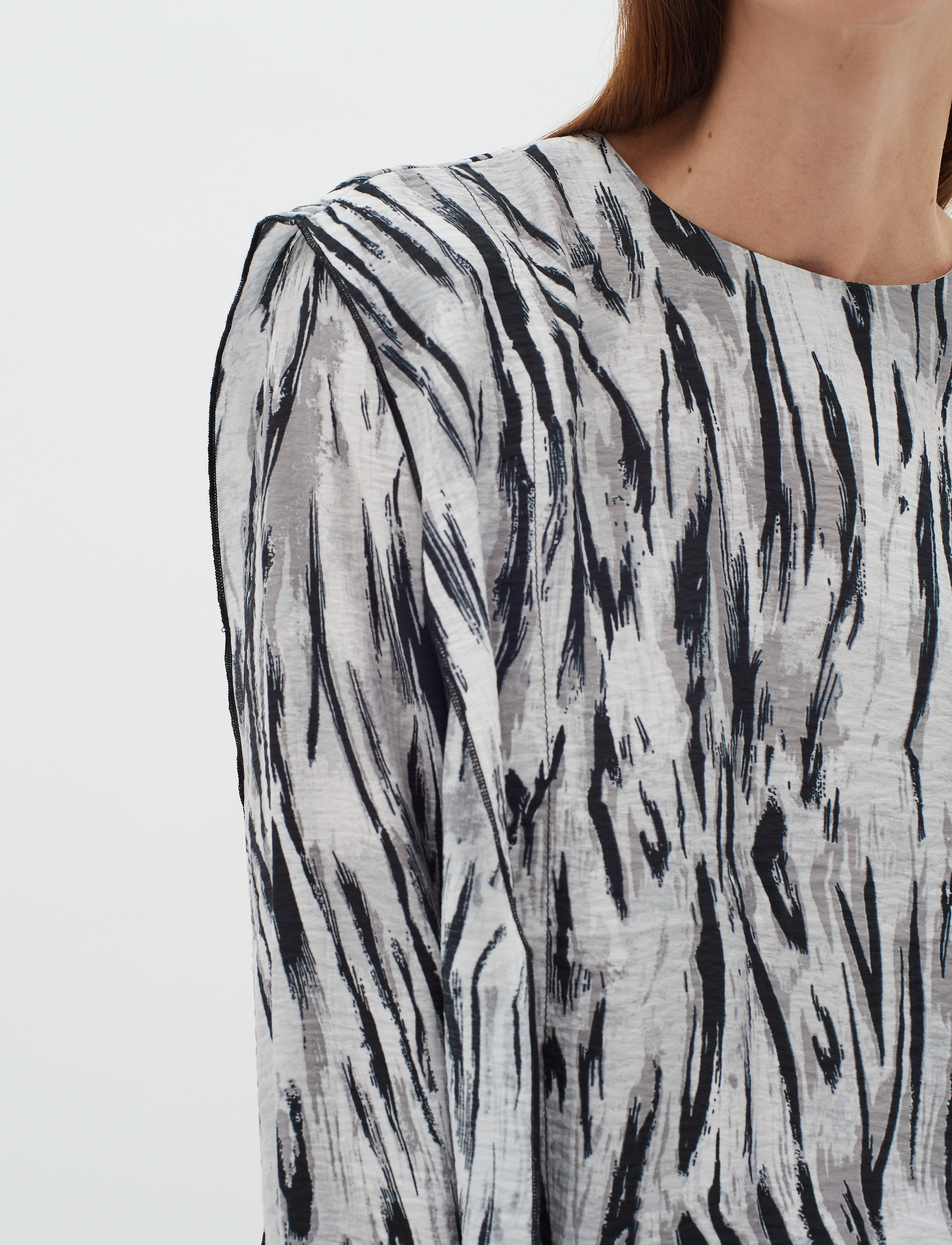 InWear - MildaIW Blouse - langærmede bluser - grey soft fur - 5