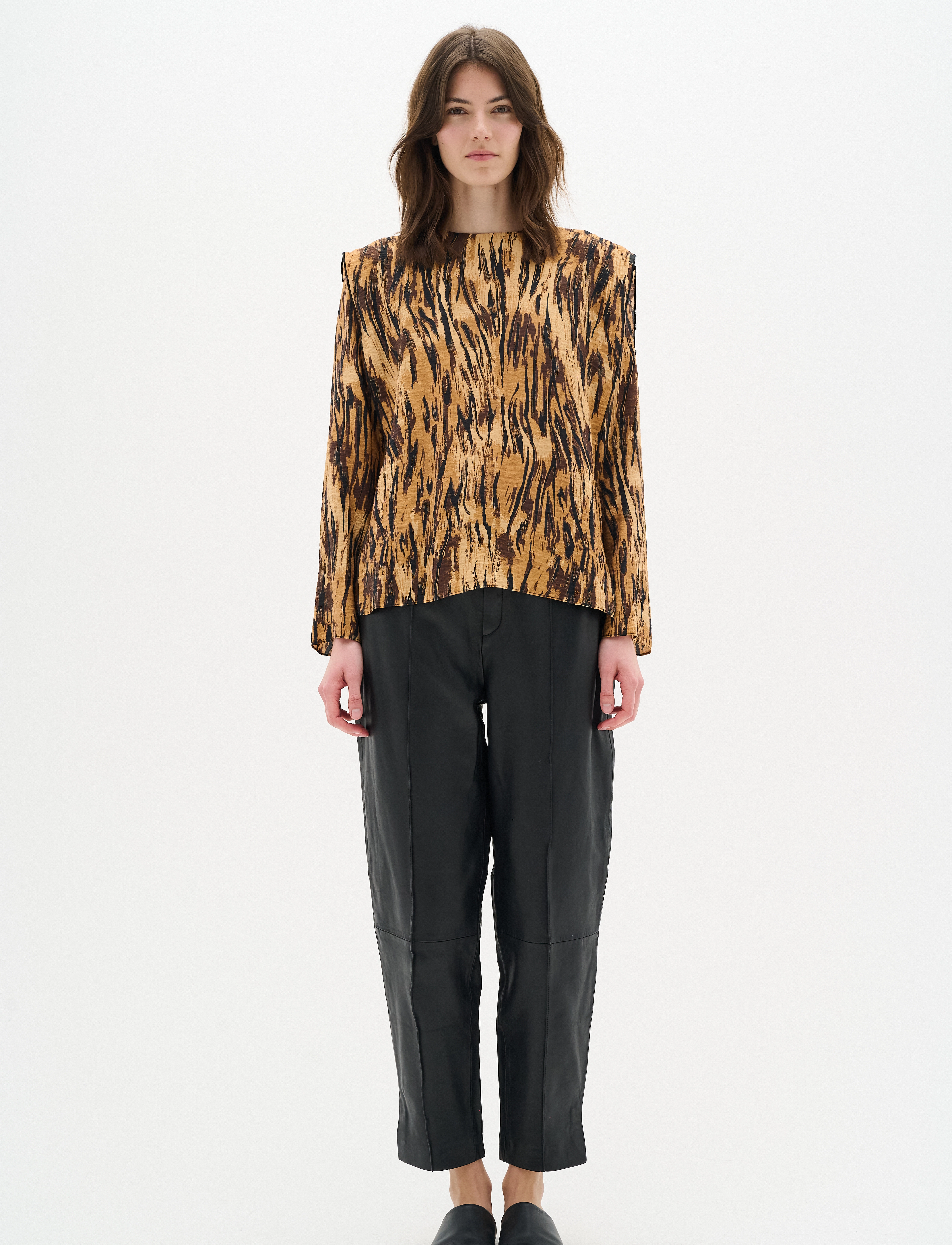 InWear - MildaIW Blouse - langærmede bluser - neutral soft fur - 3