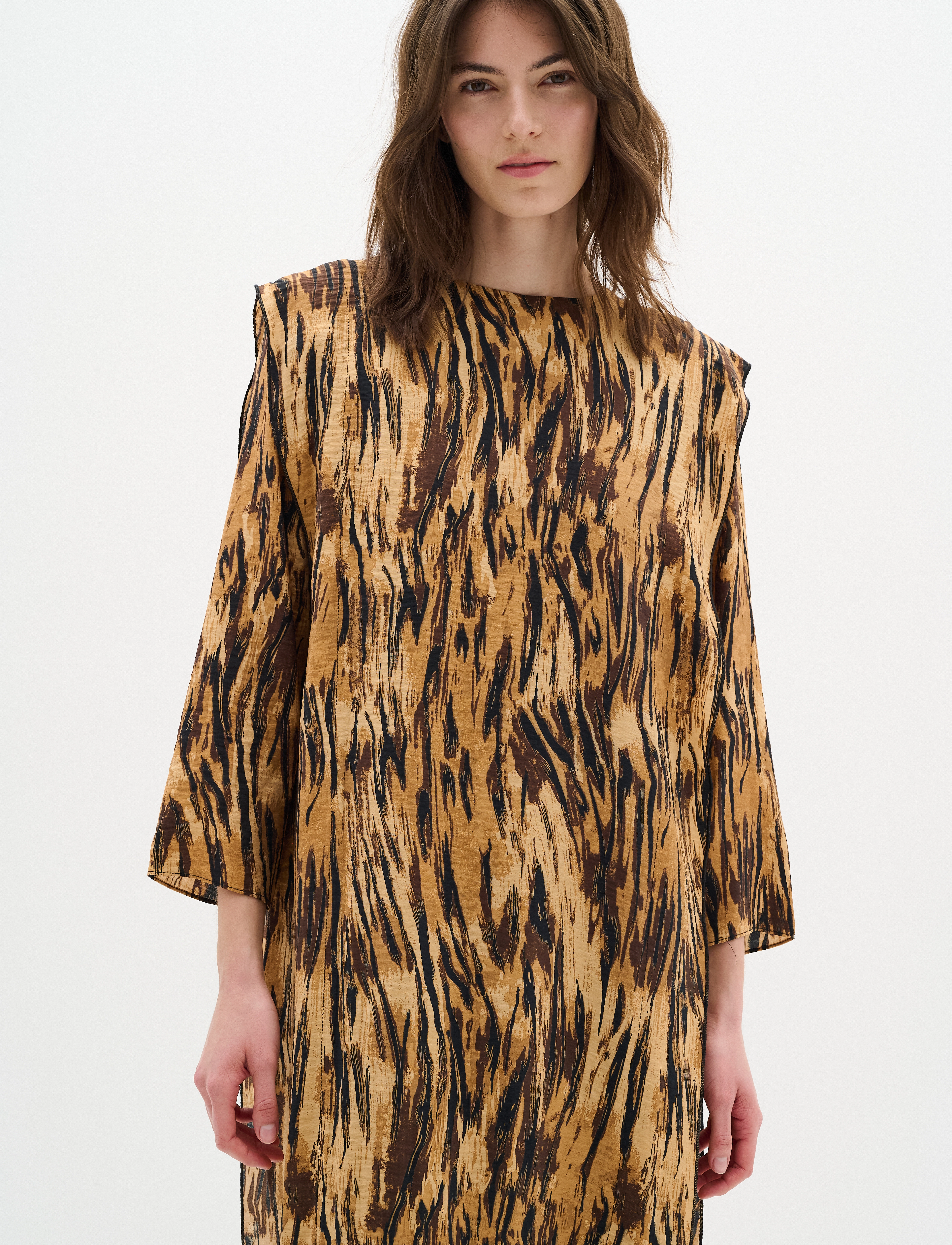 InWear MildaIW Short Dress - Kleider - NEUTRAL SOFT FUR / brown