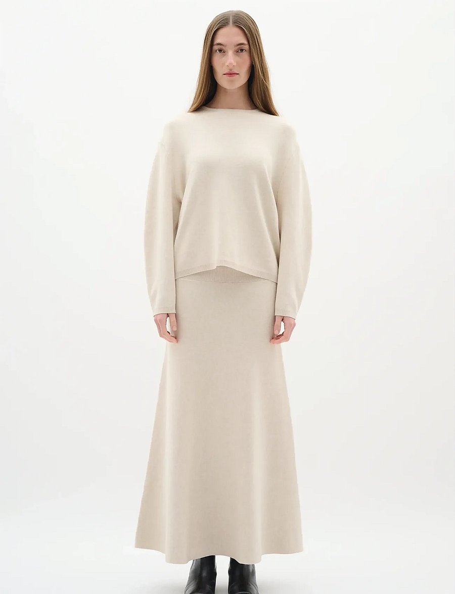 InWear - KayllaIW Skirt - maxi nederdele - haze melange - 3