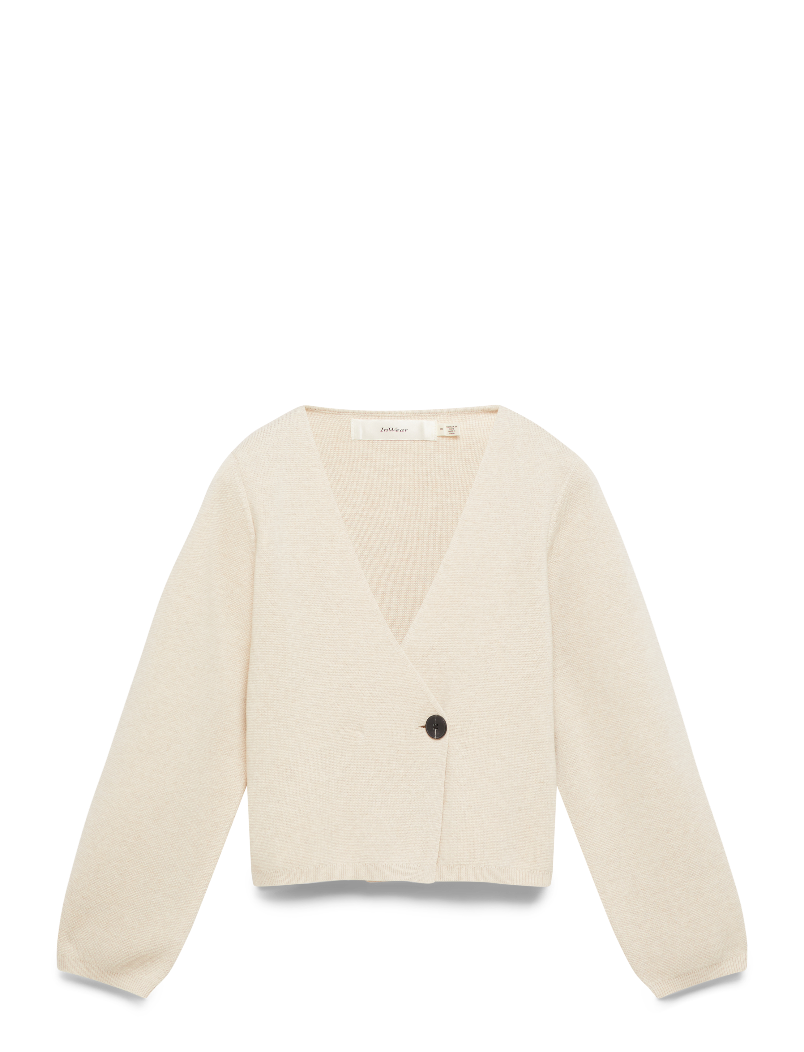 InWear Kayllaiw Cardigan, XXL, Knitwear, Creme - Cardigans, Frauen