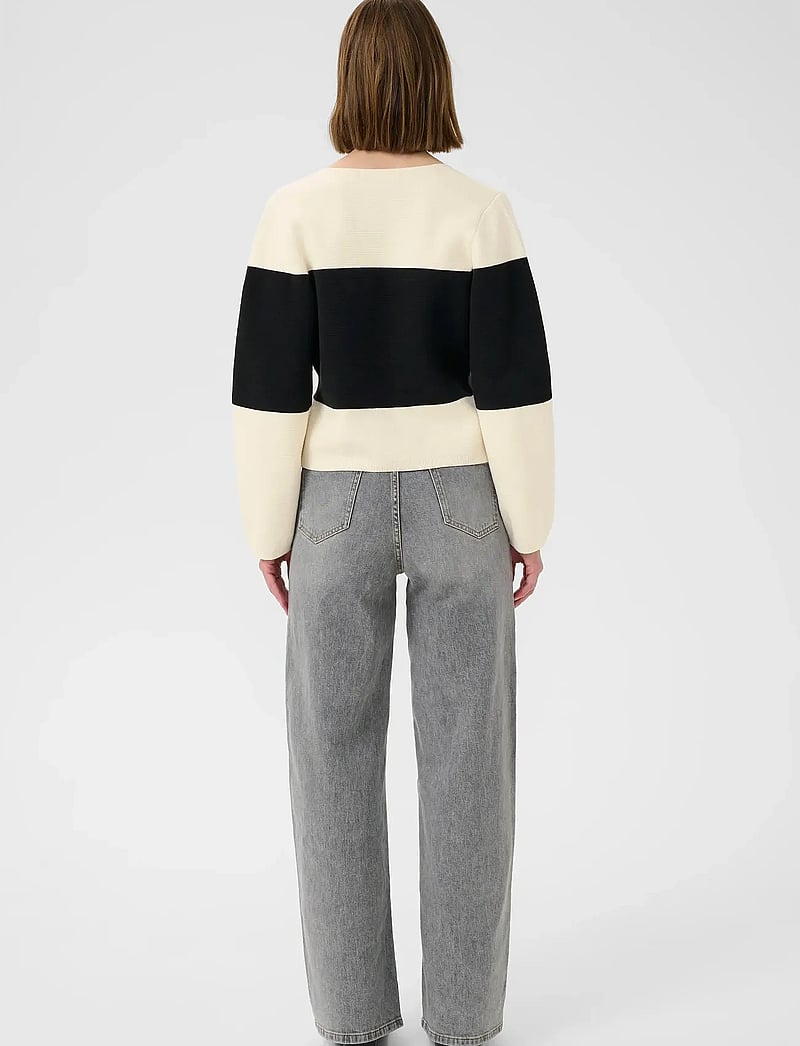 InWear - KayllaIW Cardigan - cardigans - whisper white / black - 4