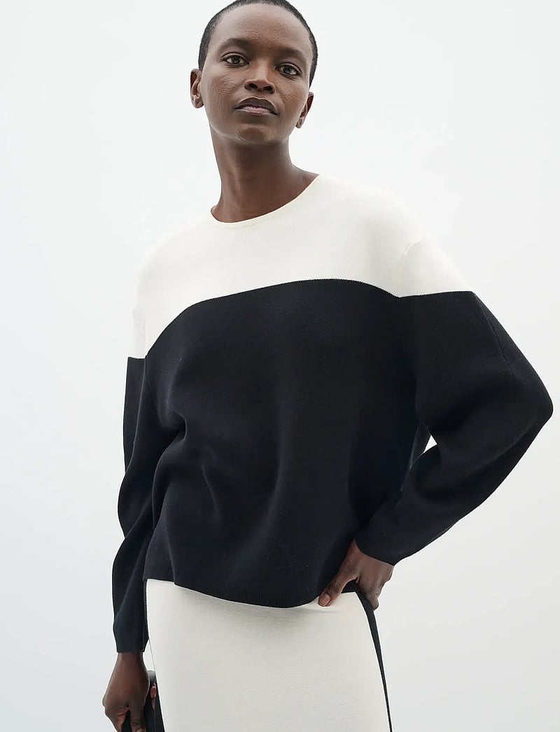 InWear - KayllaIW Pullover - pullover - whisper white / black - 0