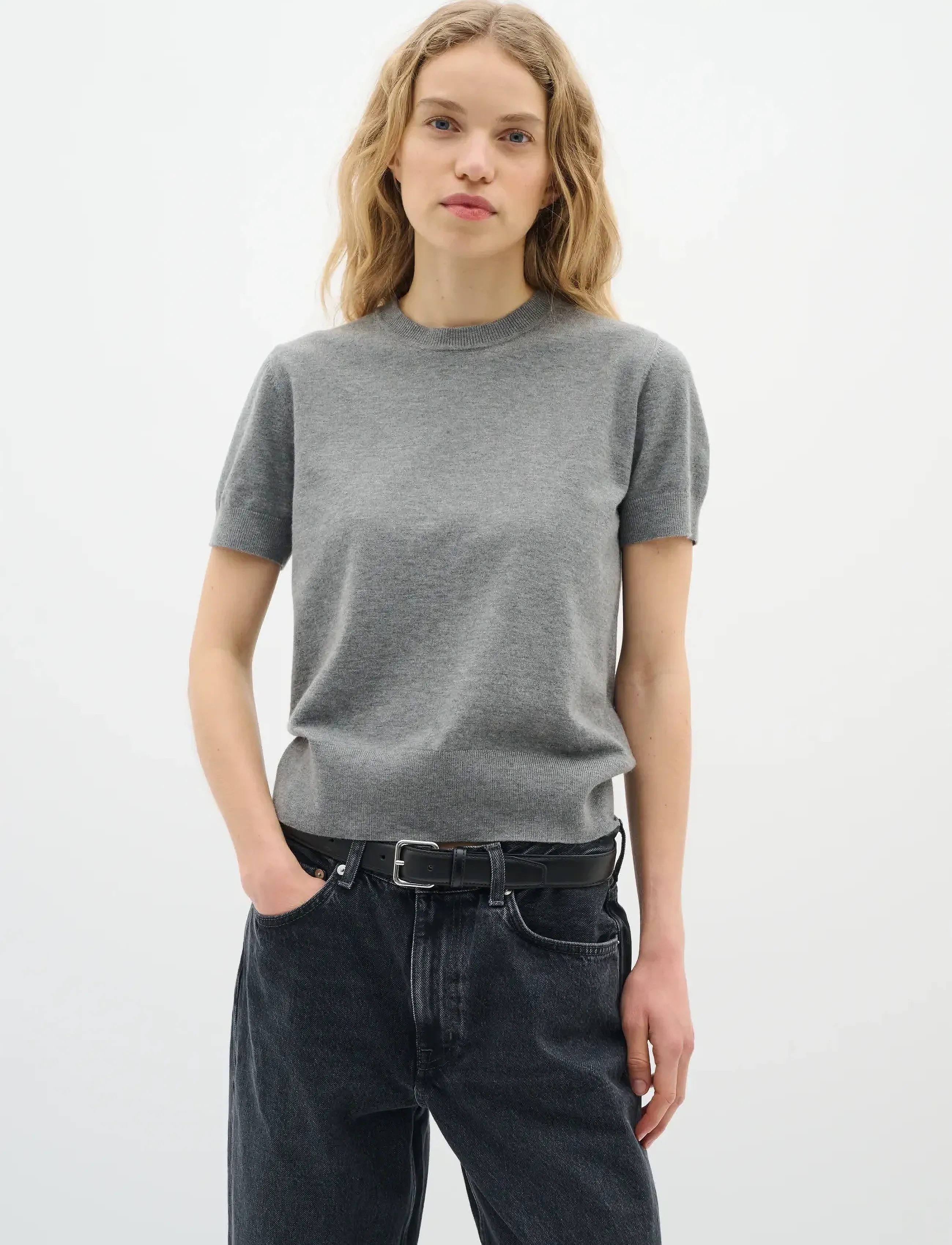InWear - KellsieIW Pullover - tröjor - medium grey melange - 1