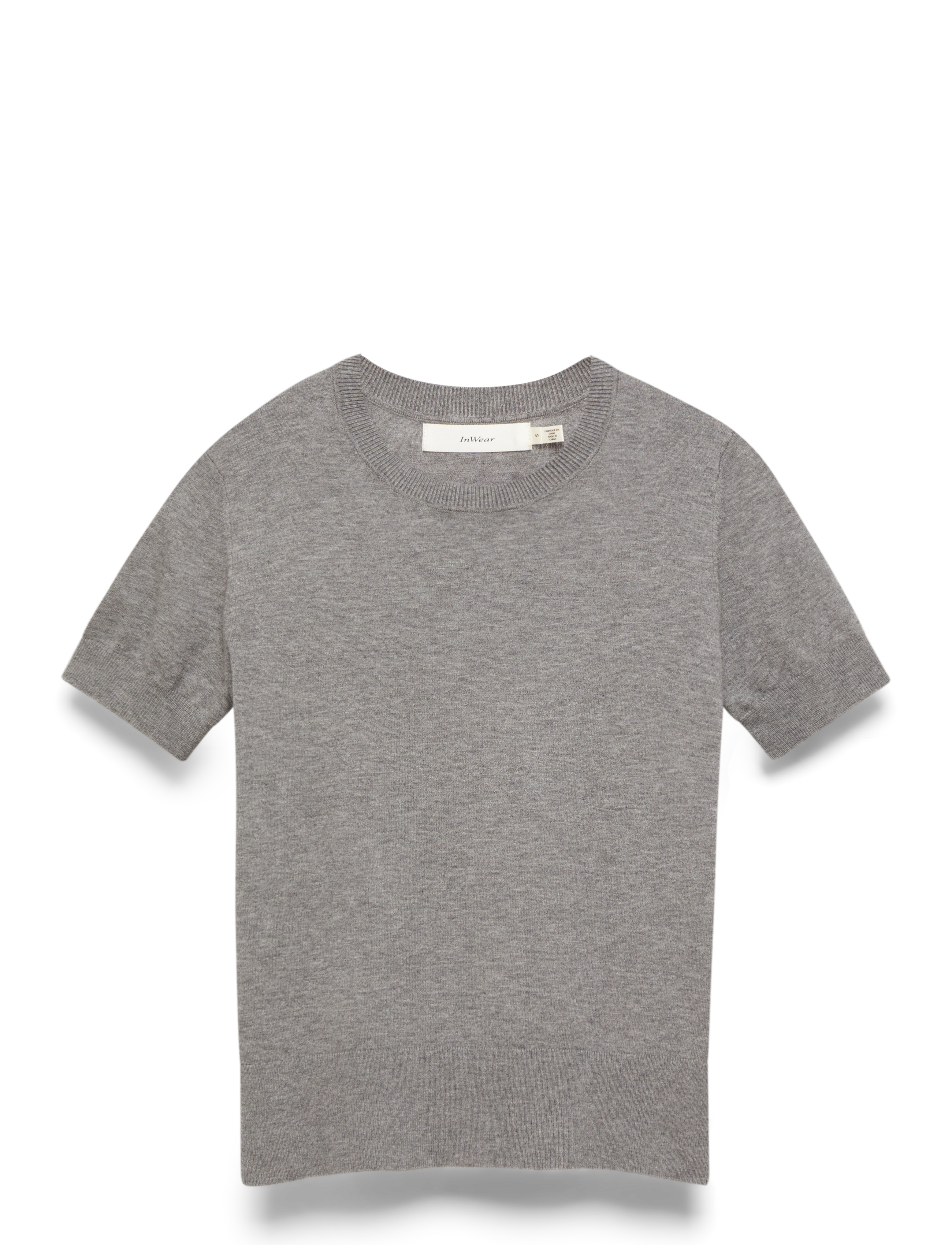 InWear KellsieIW Pullover - Riided - MEDIUM GREY MELANGE / grey