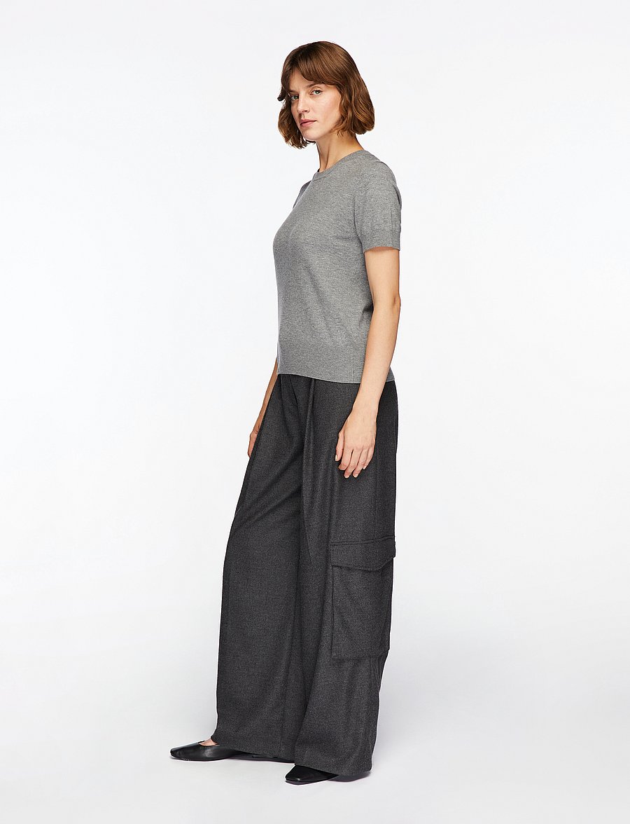 InWear - KellsieIW Pullover - striktrøjer - medium grey melange - 4