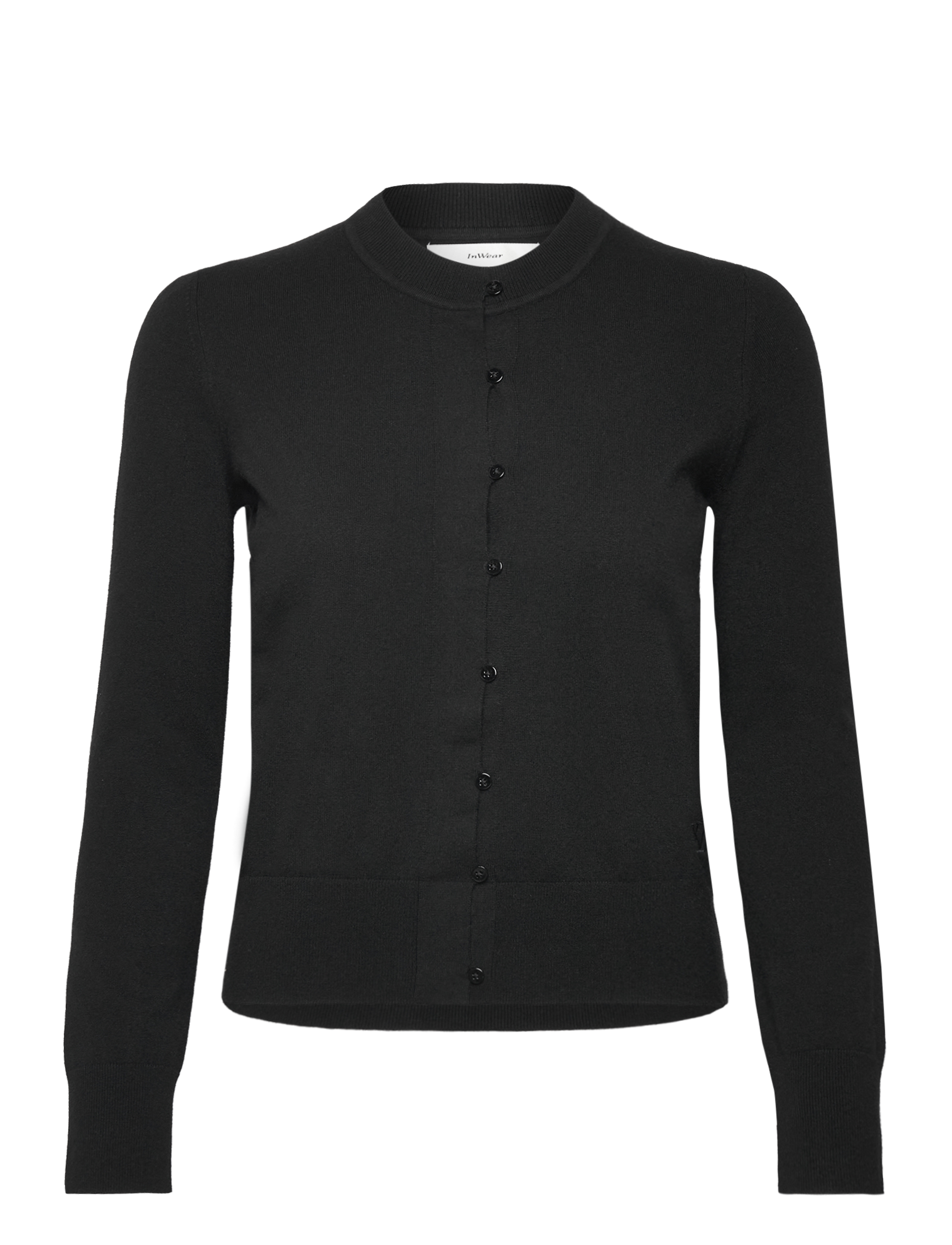 InWear KellsieIW Cardigan - Transitional Layering - BLACK / black