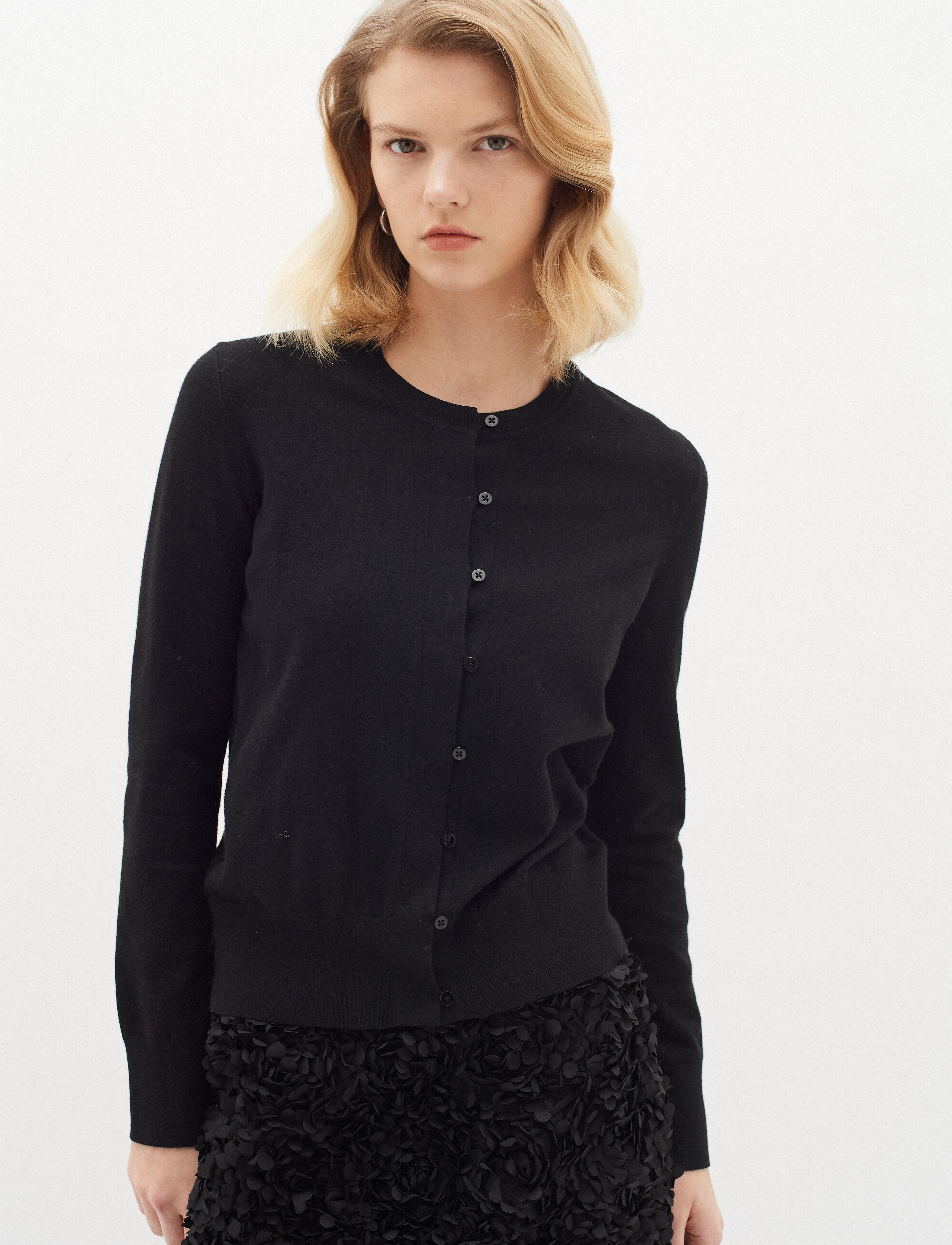 InWear Kellsieiw Cardigan, XL, Black, Strik > Cardigans, Dame