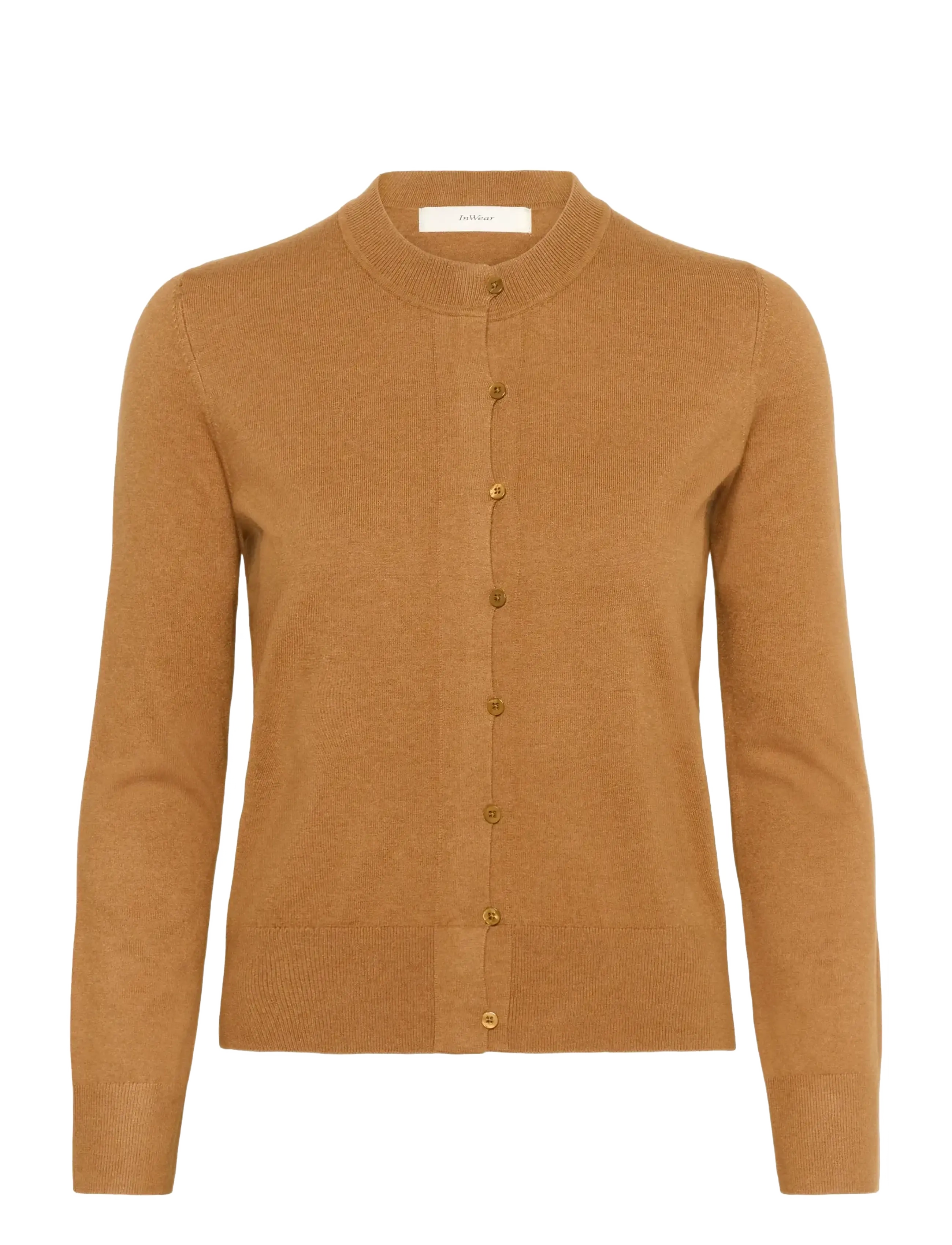 KellsieIW Cardigan - TOBACCO BROWN