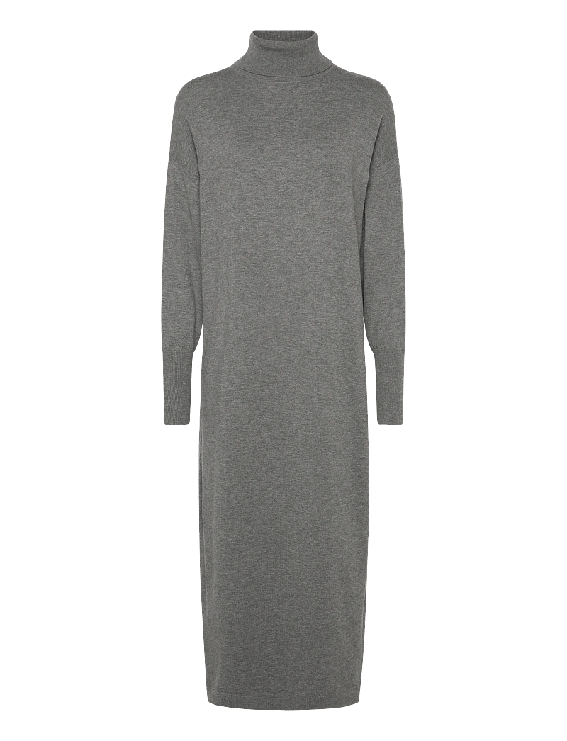 InWear - KellsieIW Dress - knitted dresses - medium grey melange - 1