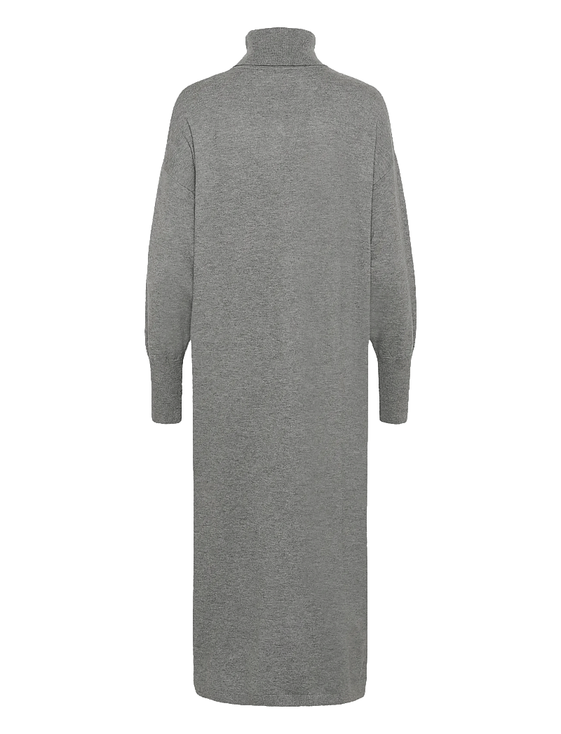 InWear - KellsieIW Dress - knitted dresses - medium grey melange - 2