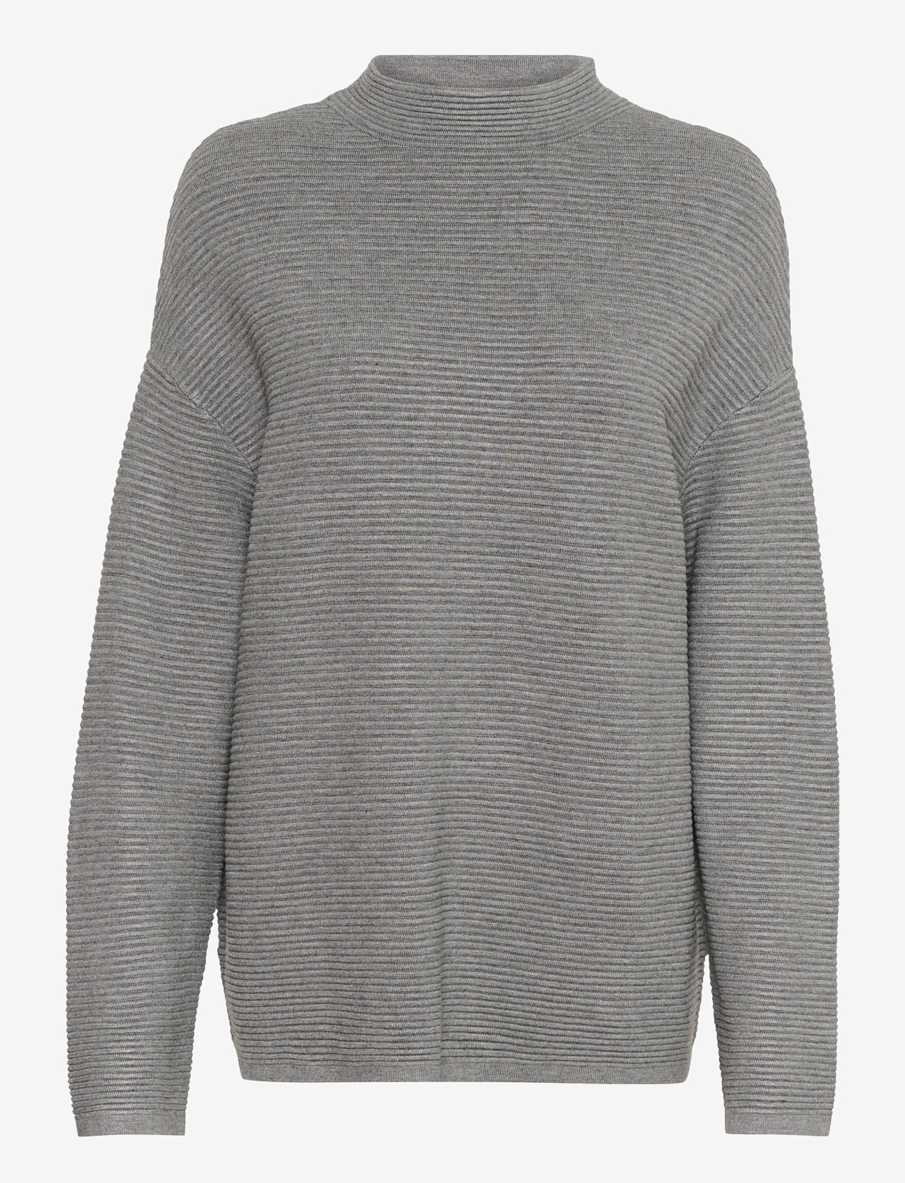 InWear - TiaIW Boxy Pullover - medium grey melange - 1