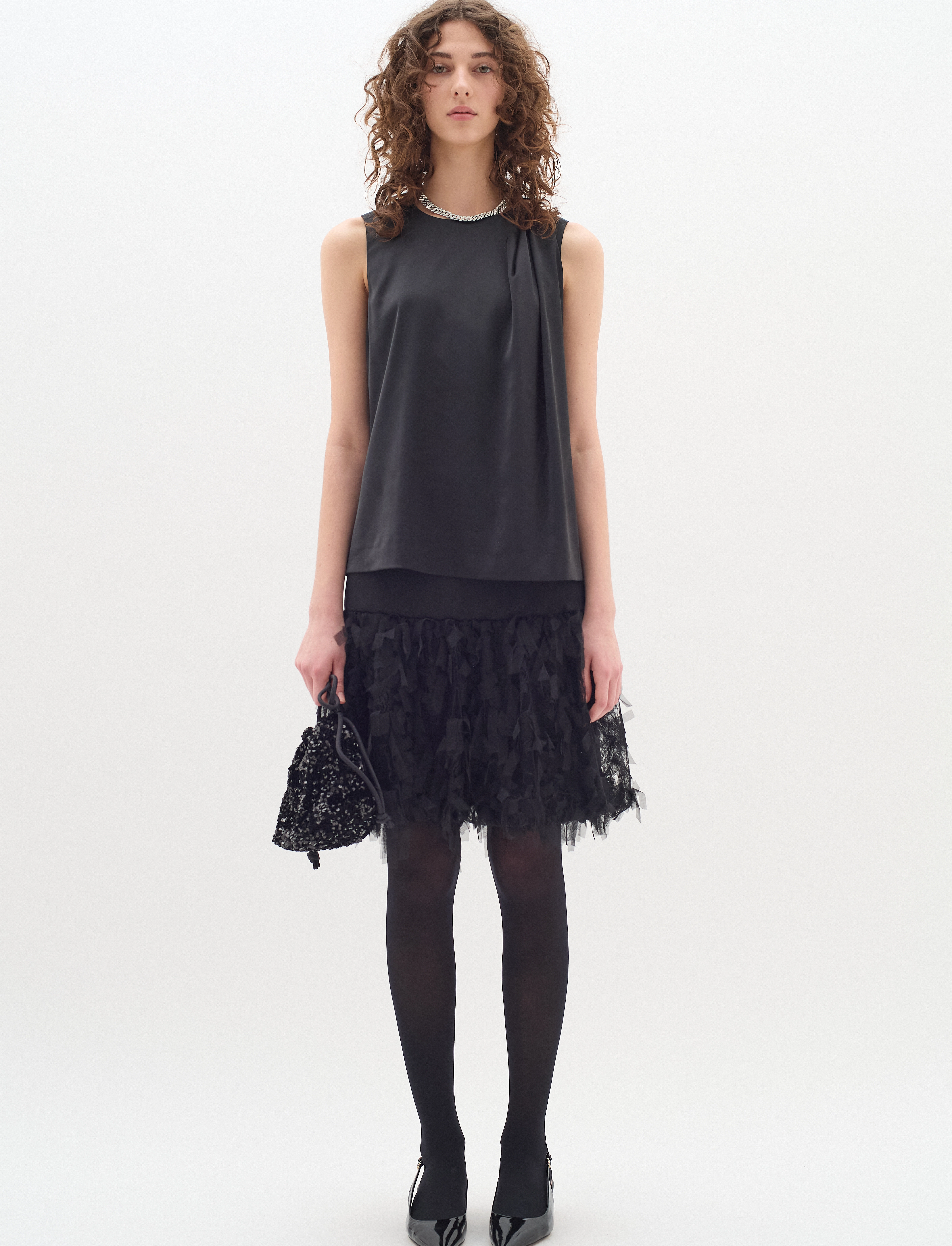 InWear - ZilkyIW Pleat Top - black - 3