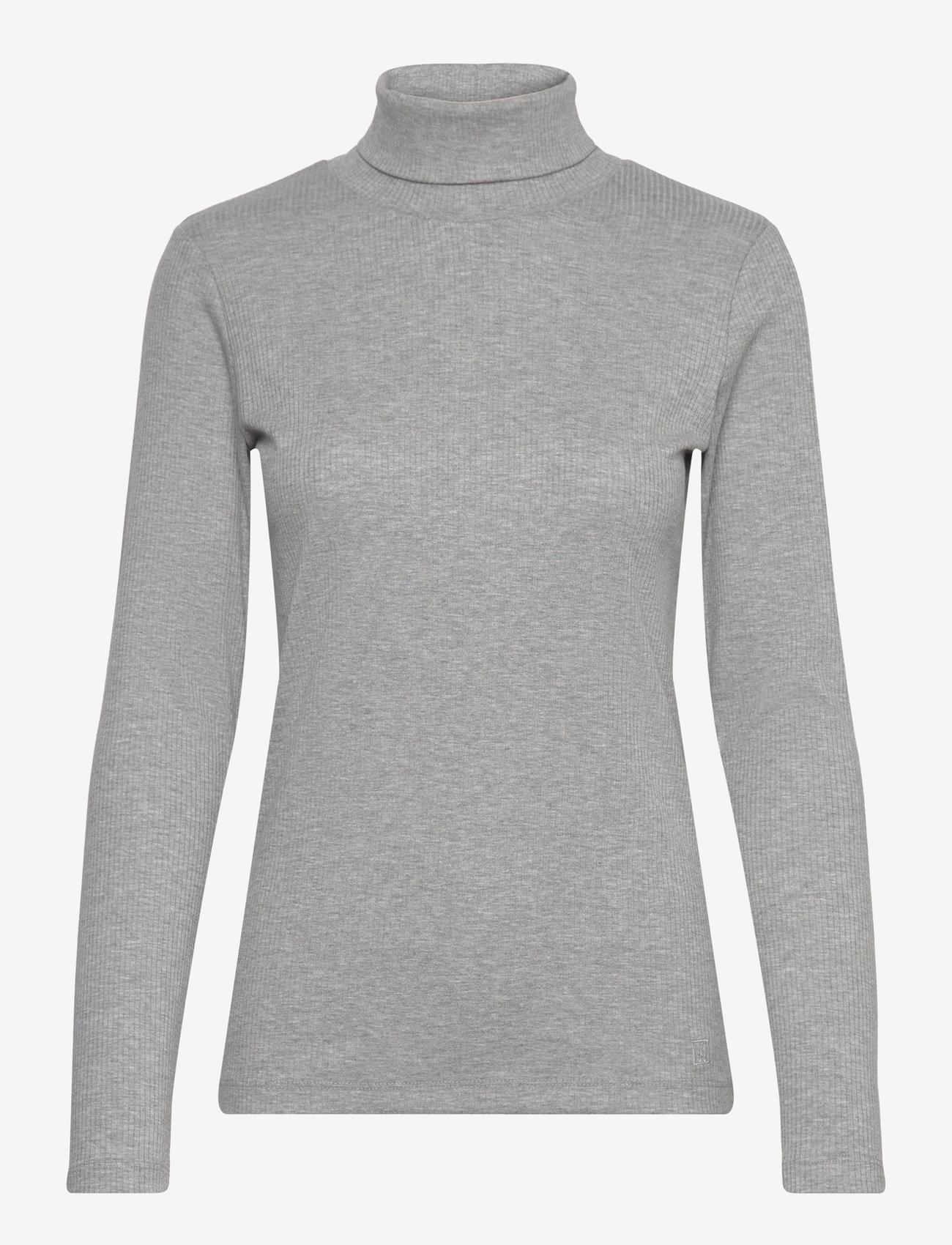 InWear - DagnaIW Rollneck Melange LS - langärmlige tops - granite melange - 1