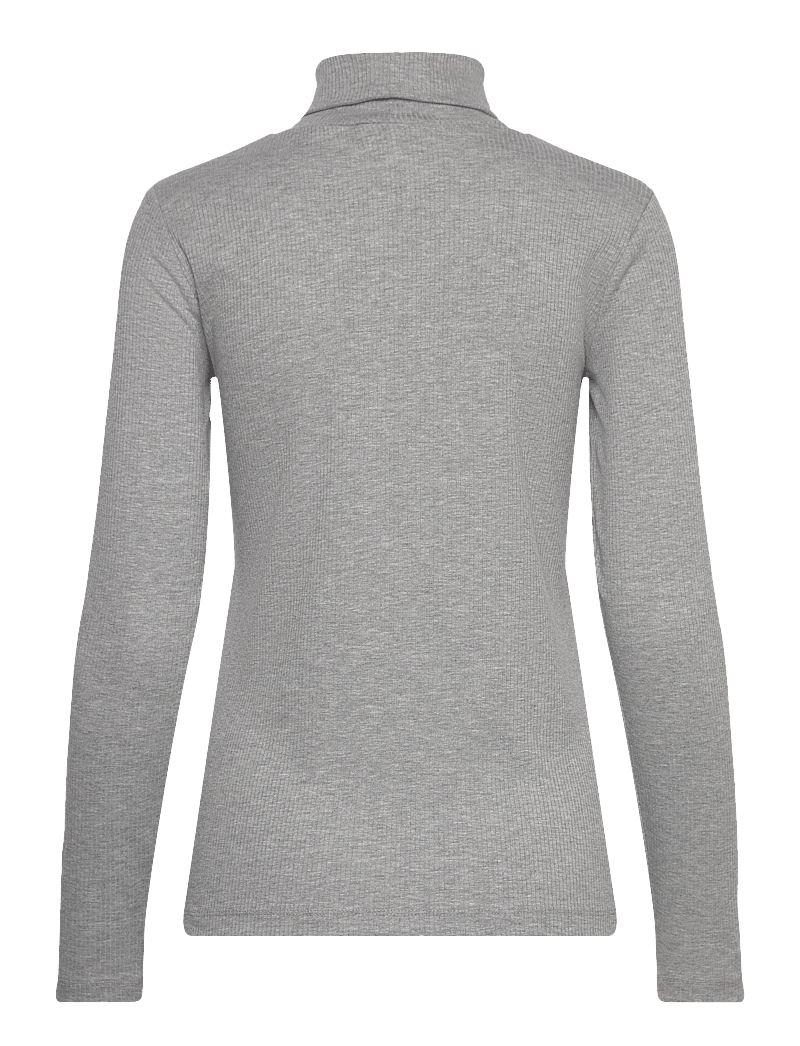 InWear - DagnaIW Rollneck Melange LS - langärmlige tops - granite melange - 2