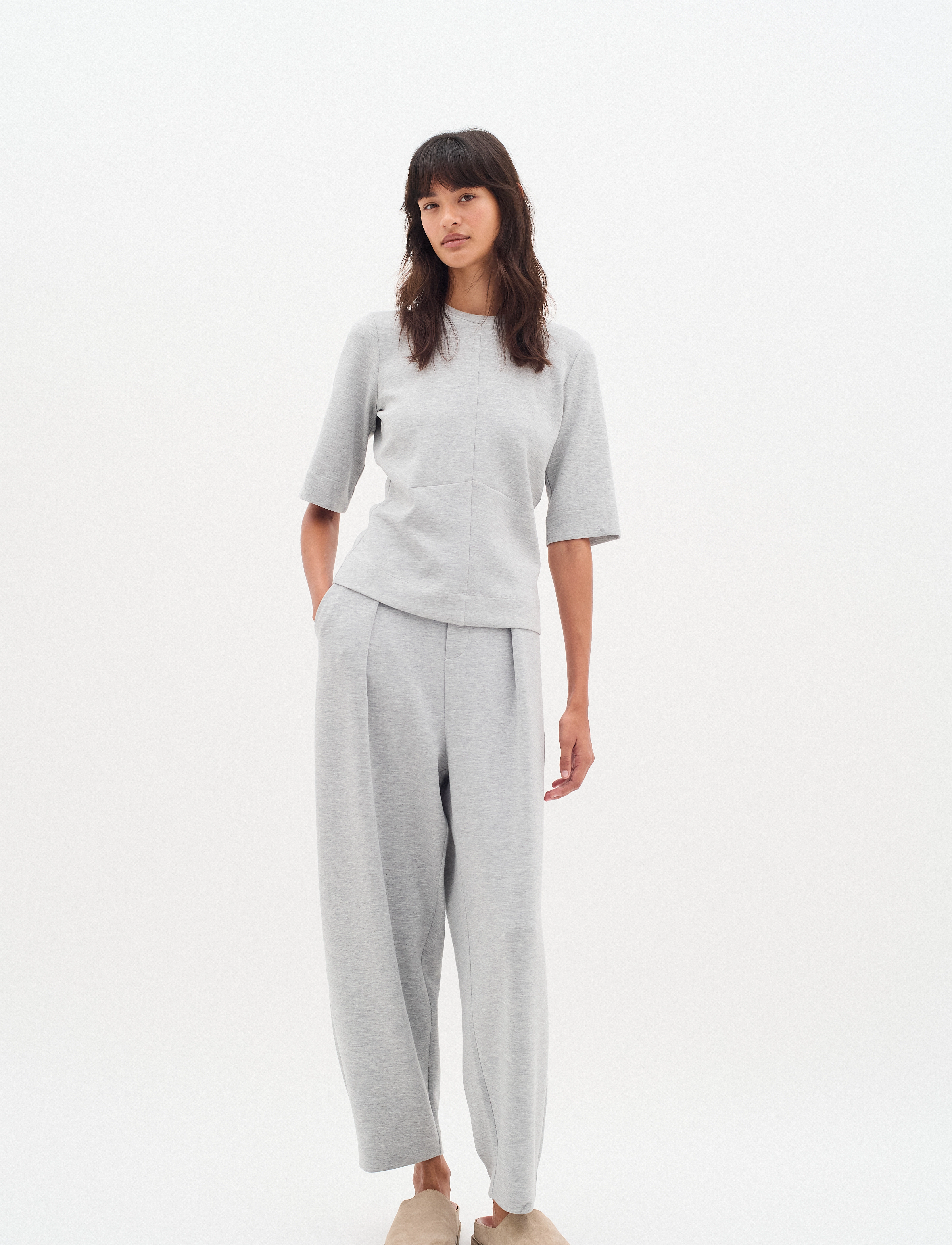 InWear - CocentIW Melange Tshirt - granite melange - 4