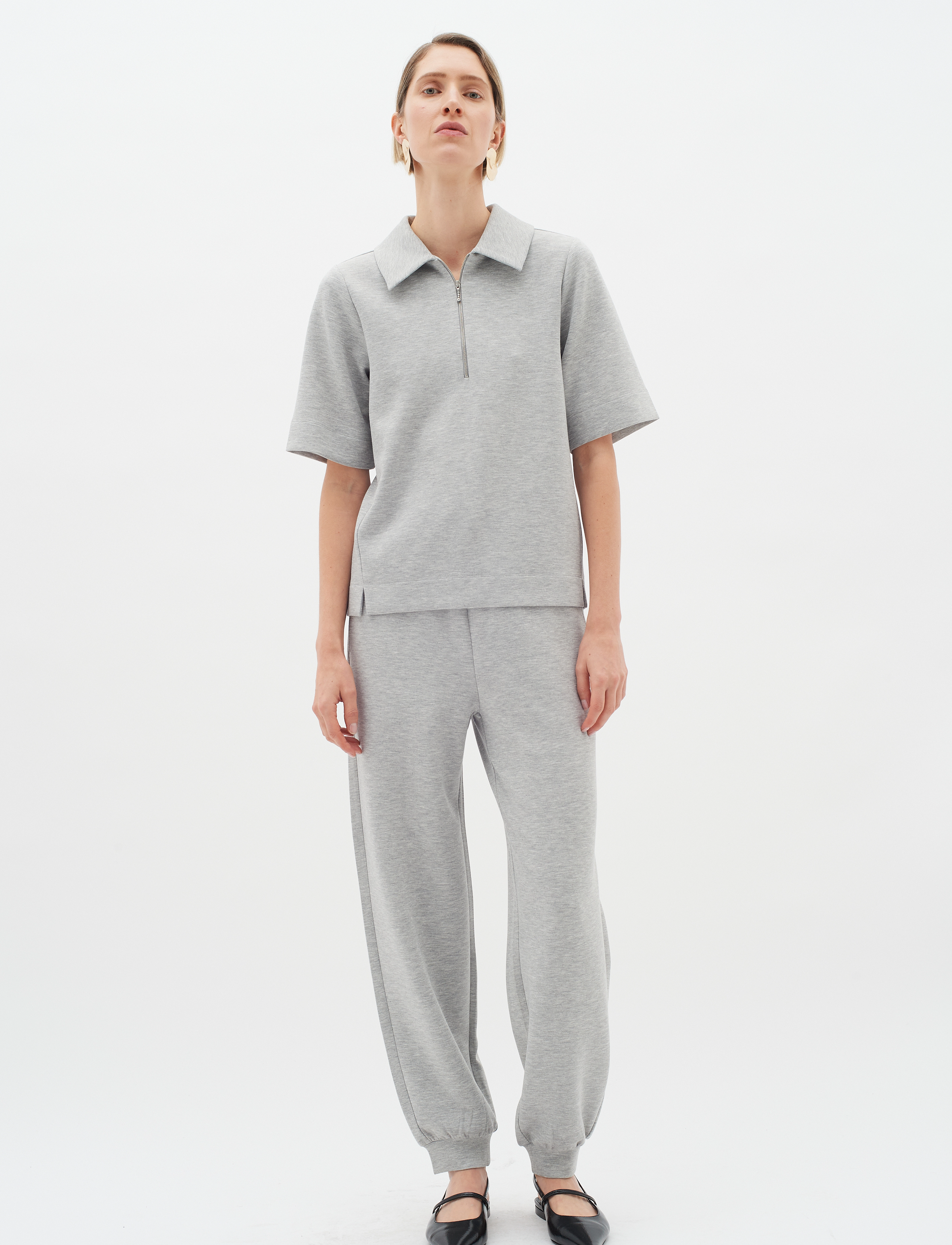 InWear - CocentIW Melange Pant - granite melange - 3