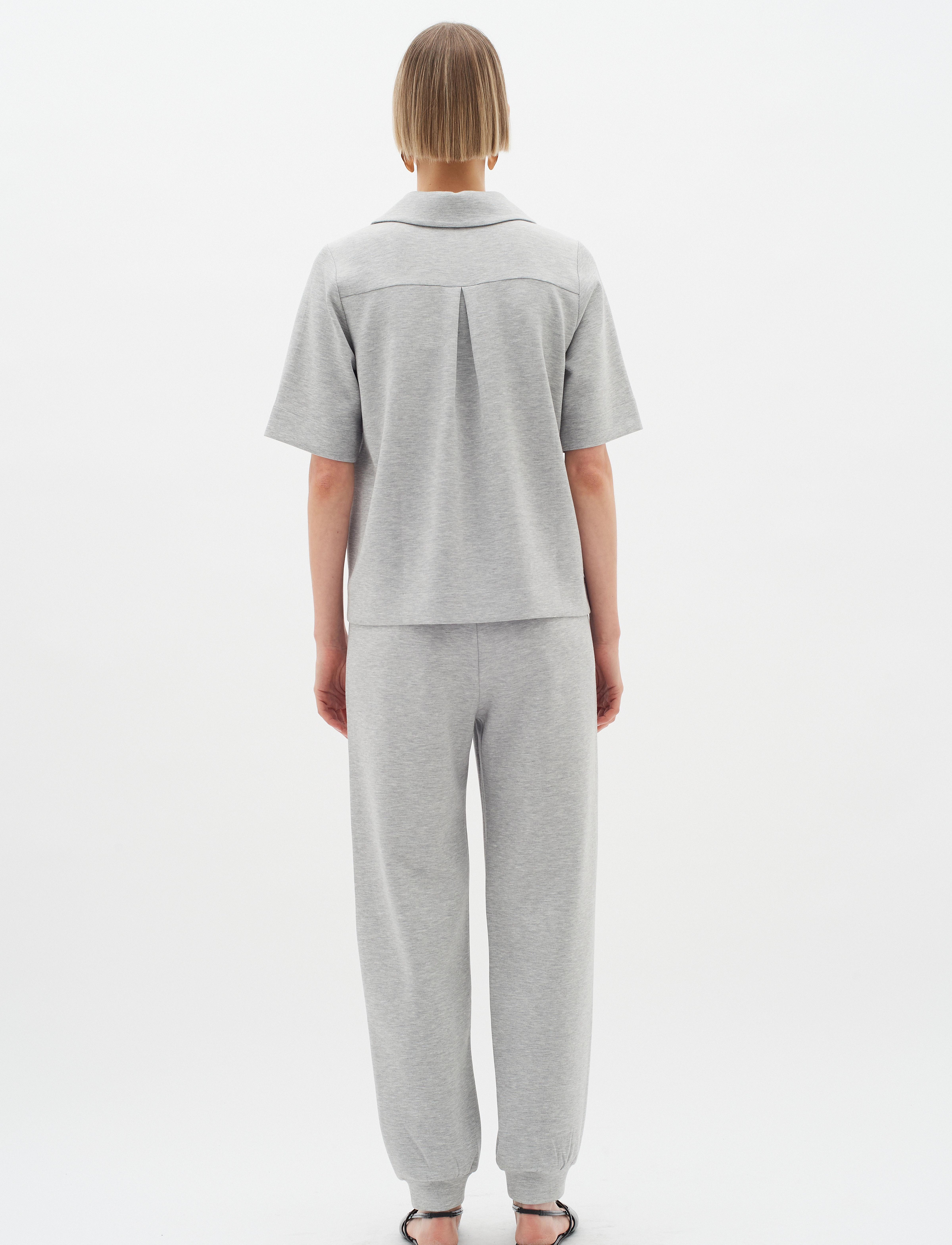 InWear - CocentIW Melange Pant - granite melange - 4