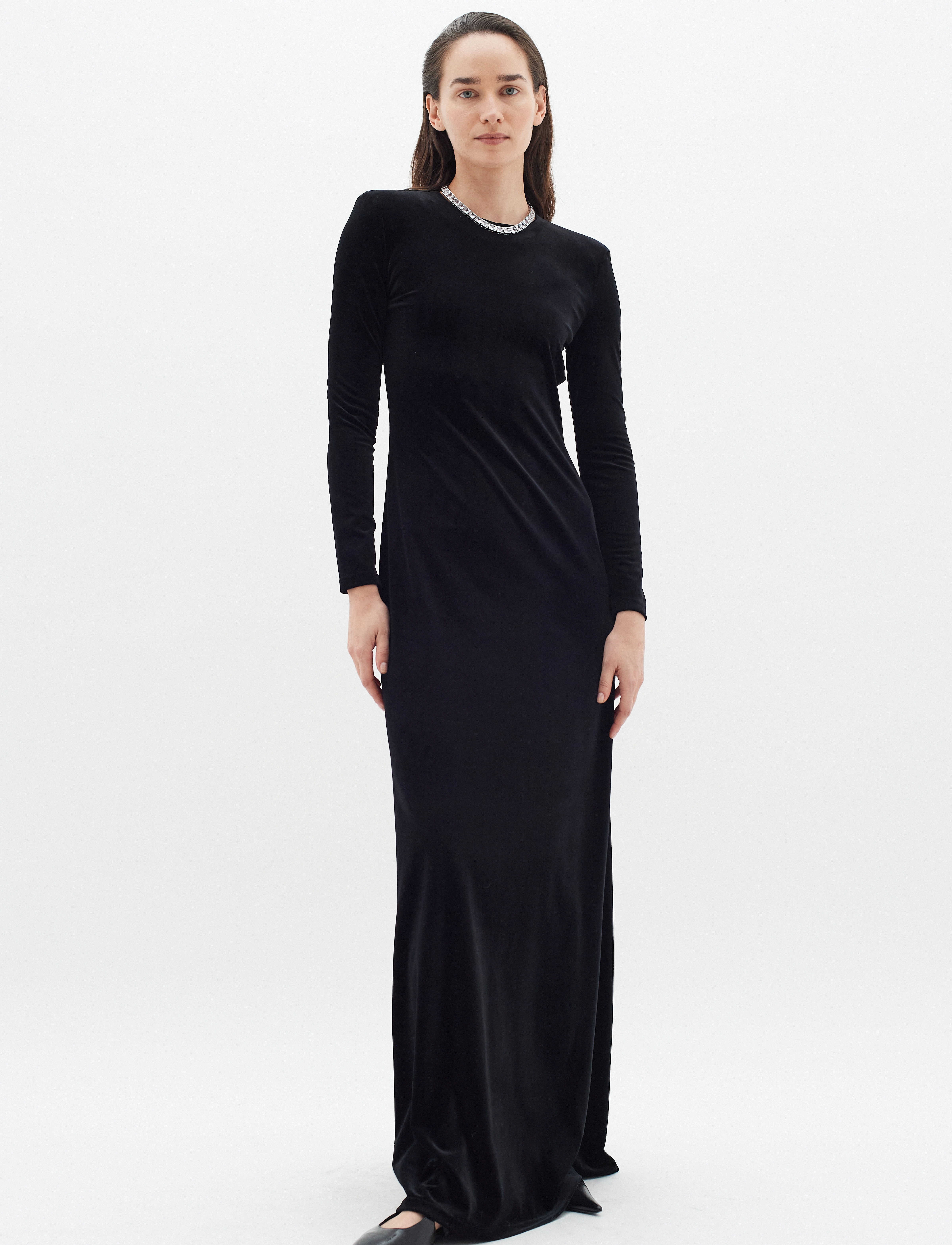 InWear - BrendaIW Long Dress - maxiklänningar - black - 3