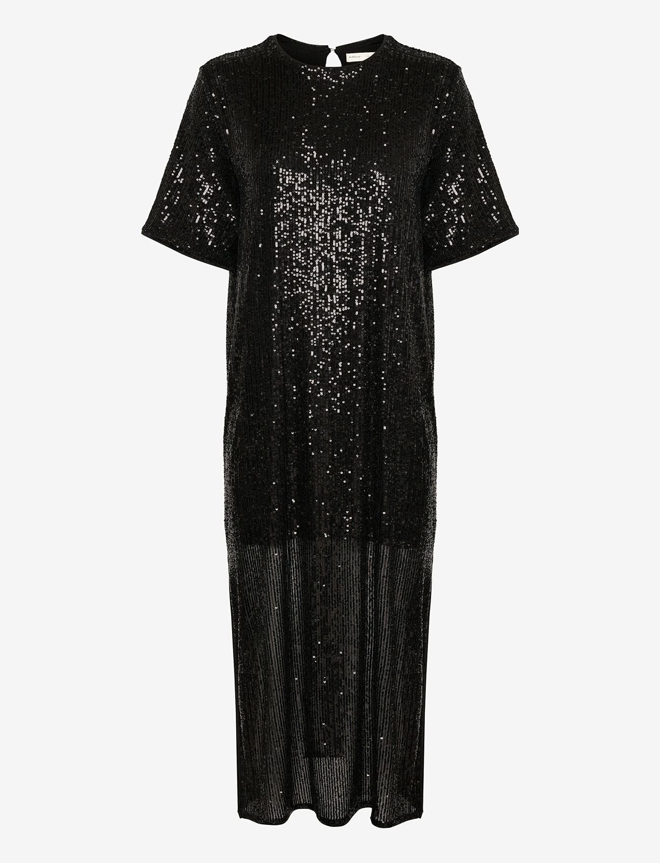 InWear - BarbaraIW Long Dress - midiklänningar - black - 1