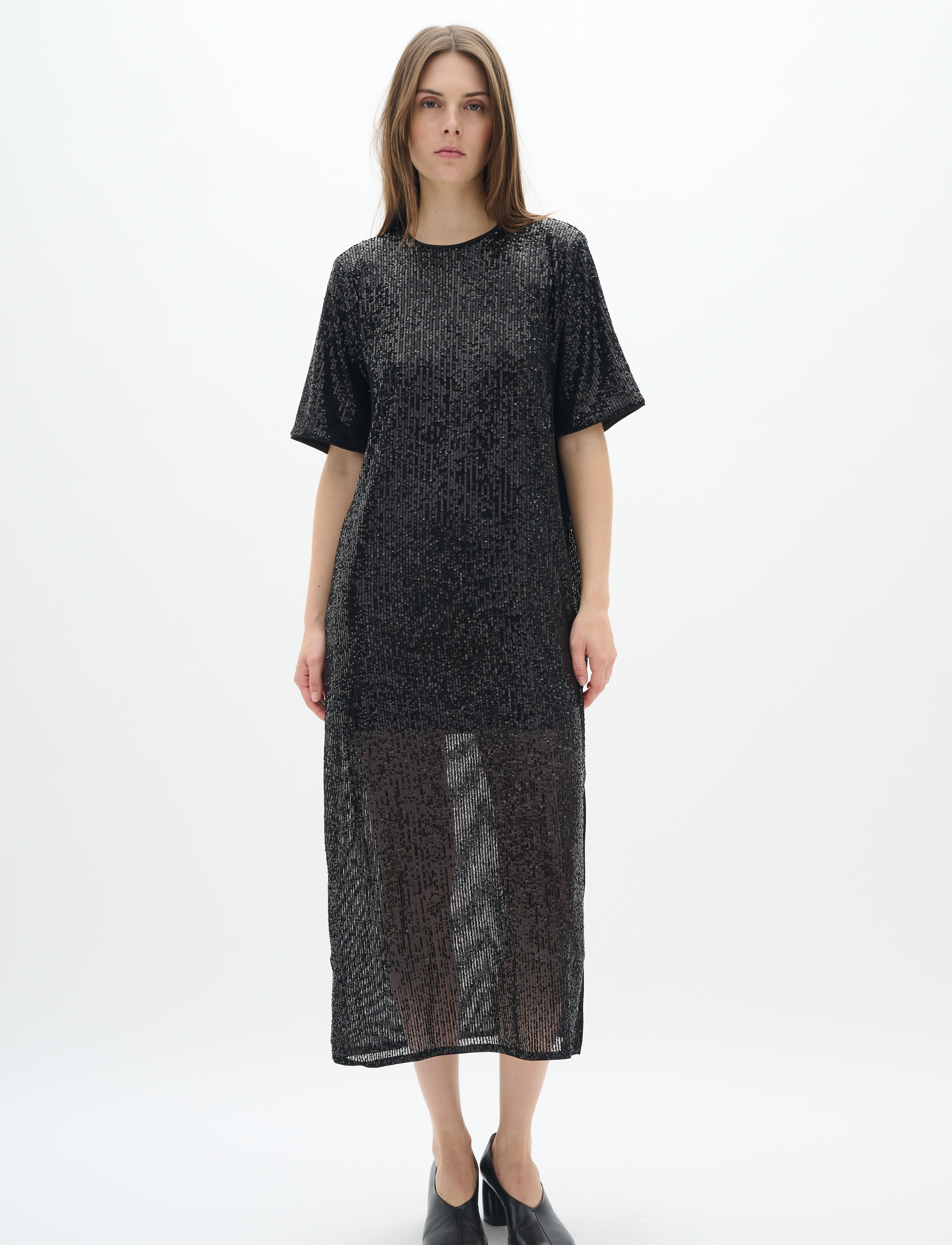 InWear - BarbaraIW Long Dress - midi-jurken - black - 4