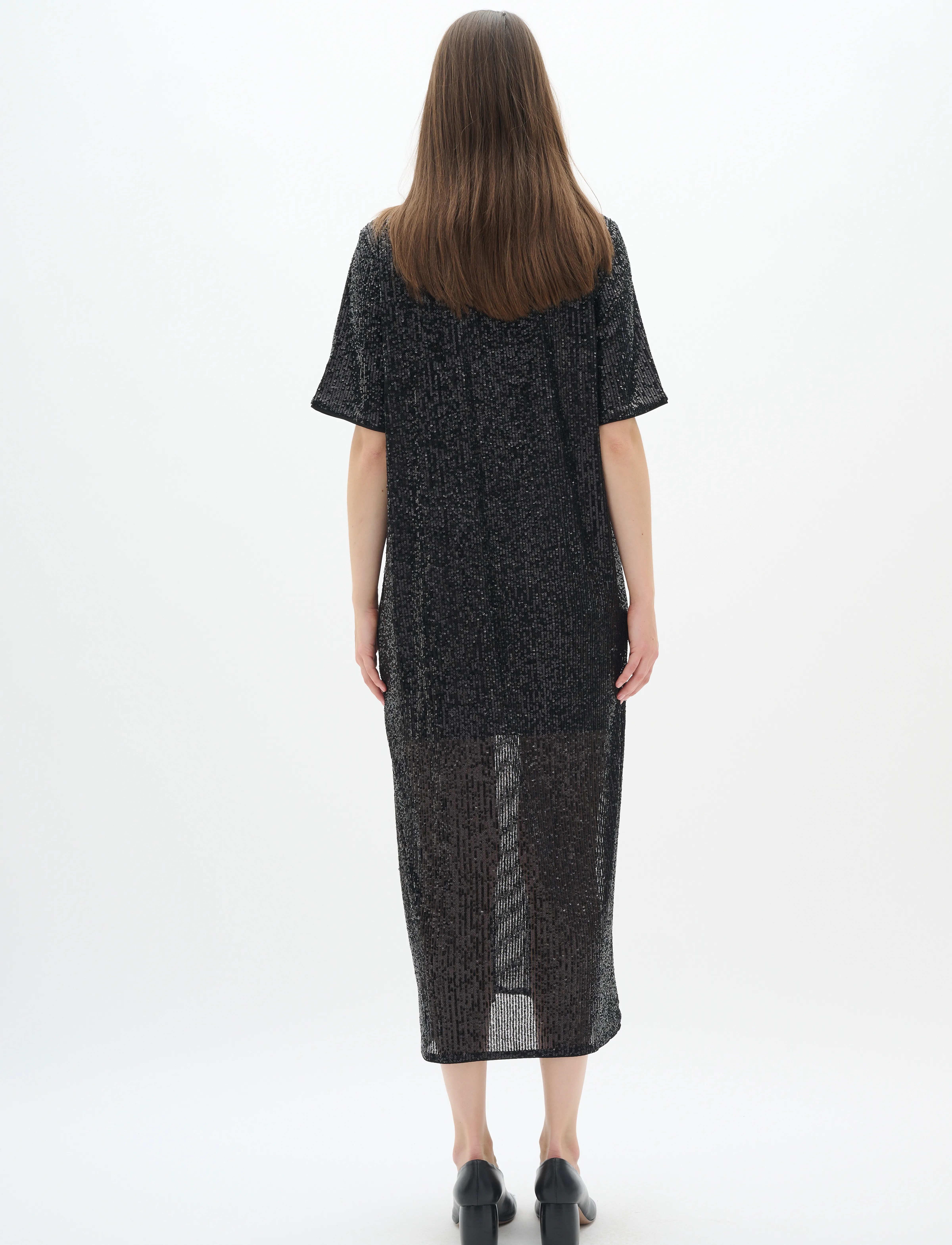 InWear - BarbaraIW Long Dress - midi-jurken - black - 5