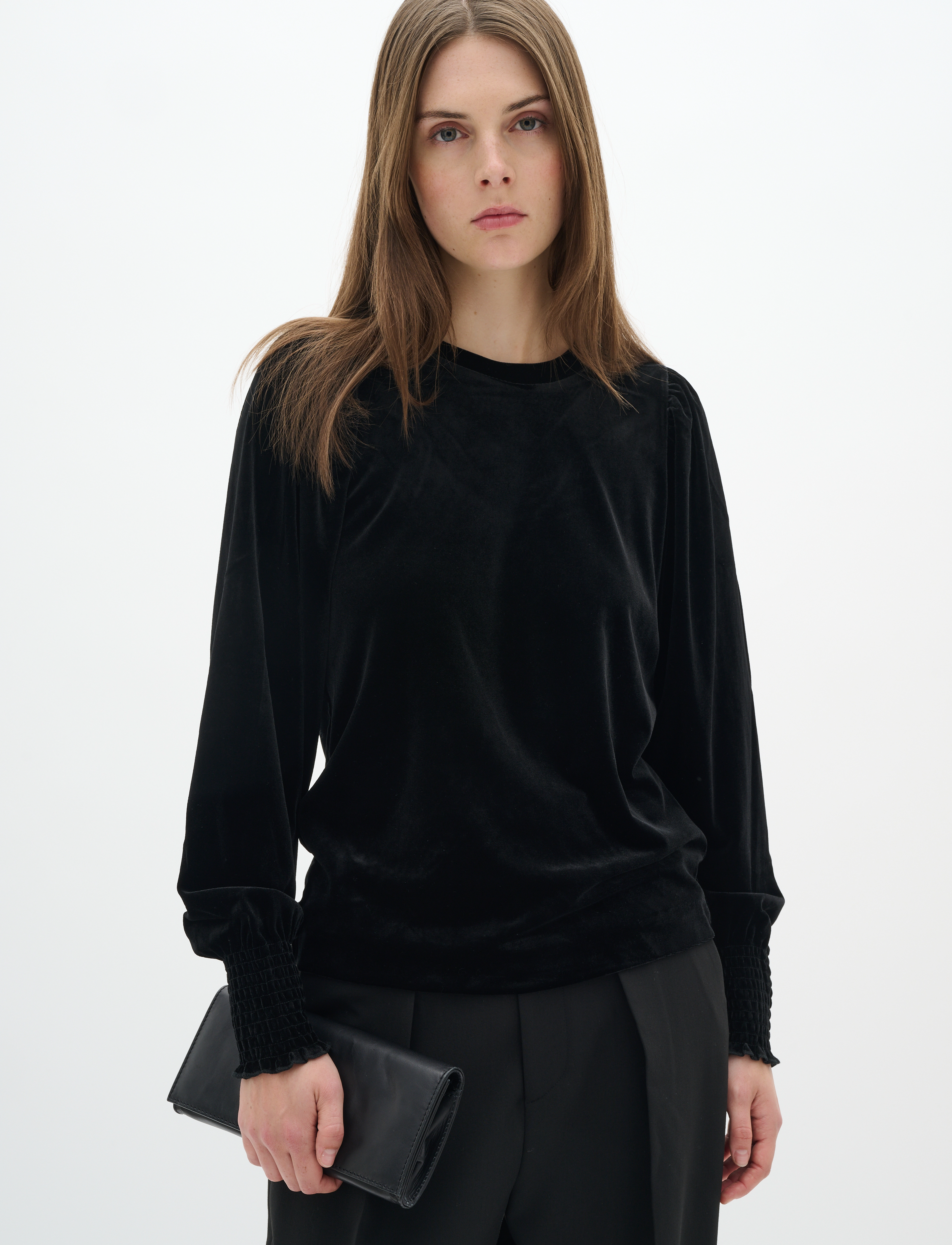 InWear - ORIELLAIW BLOUSE - langærmede bluser - black - 0
