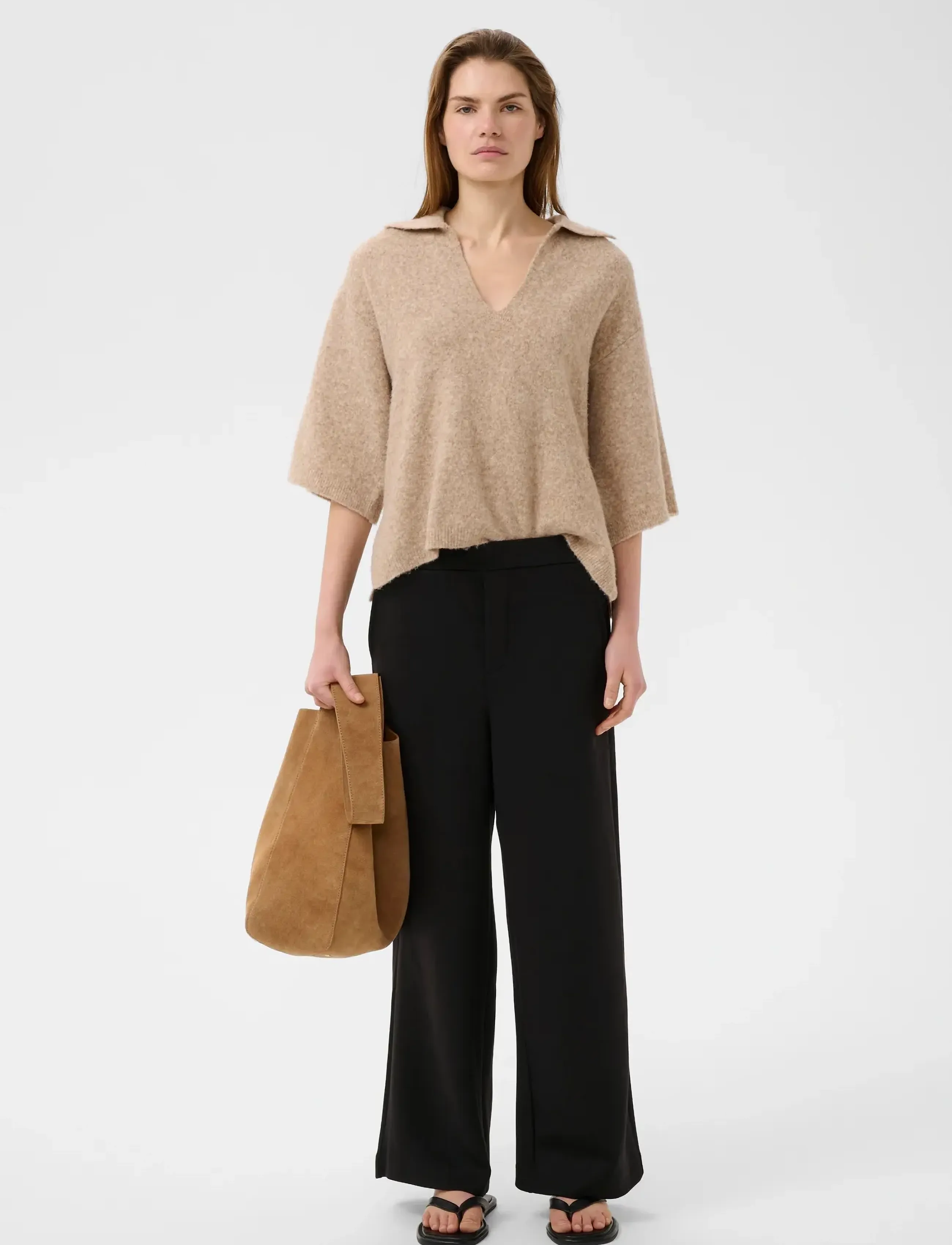 InWear Gincetteiw Pant, L, Unterteile, Schwarz - Trousers, Frauen