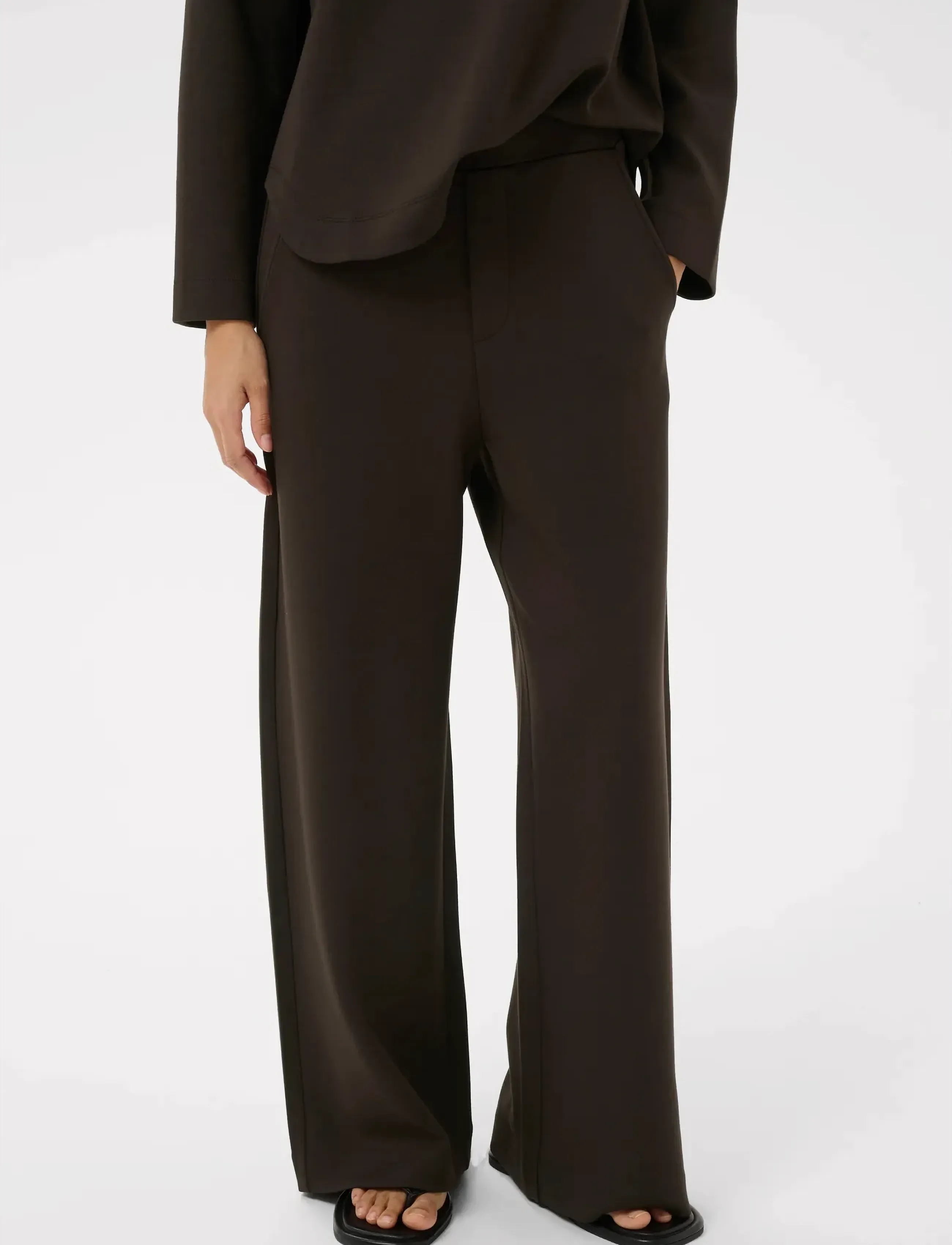 InWear GincetteIW Pant - Hose mit geradem Bein - CHOCOLATE BROWN / brown