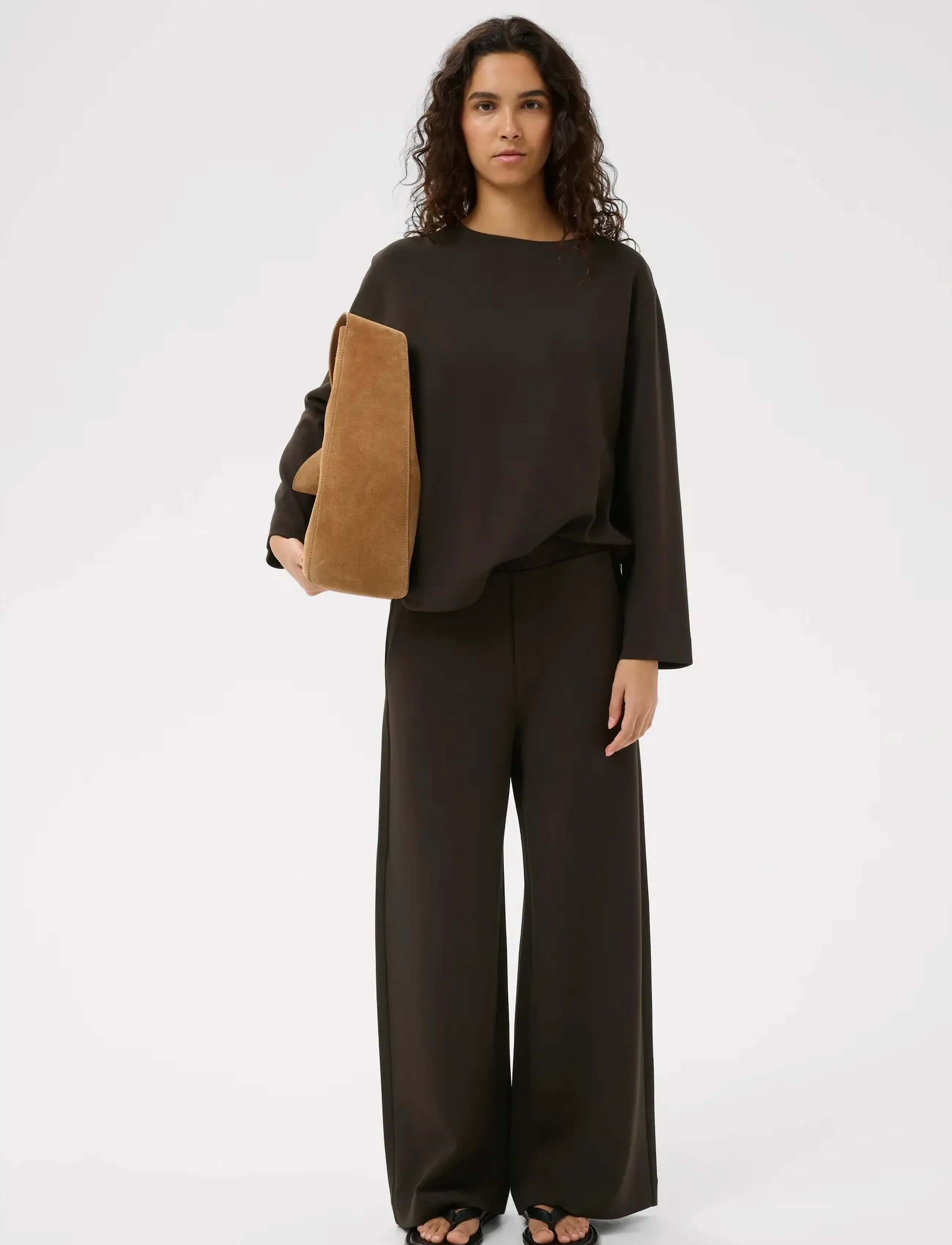 InWear - GincetteIW Pant - hose mit geradem bein - chocolate brown - 3