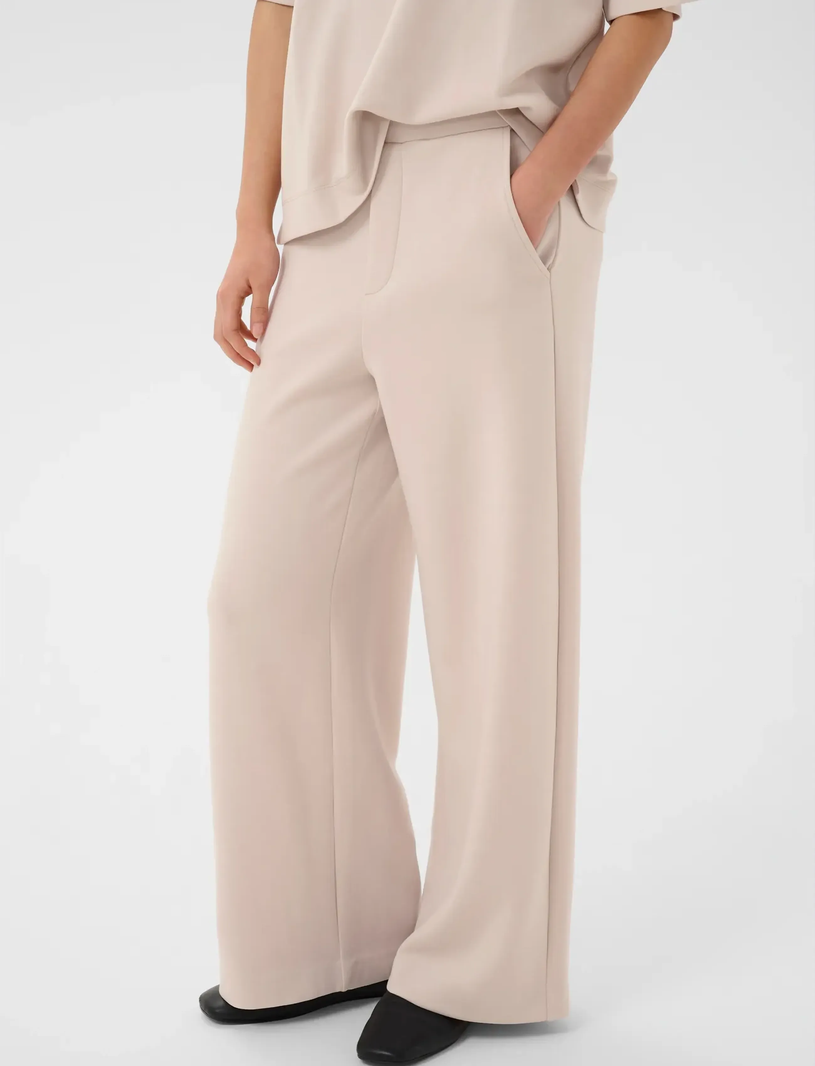 InWear Gincetteiw Pant, L, Unterteile, Beige - Trousers, Frauen