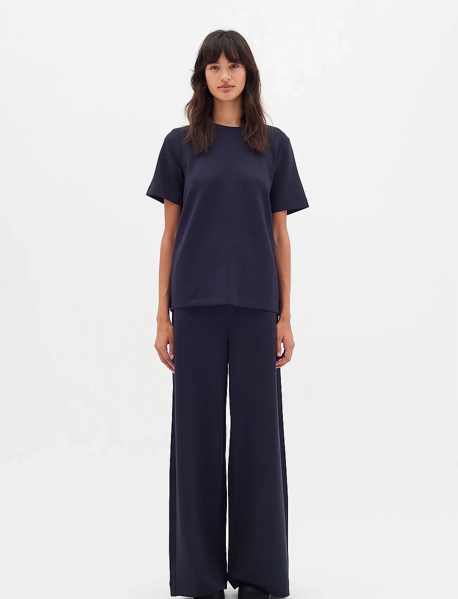 InWear - GincetteIW Pant - hose mit geradem bein - marine blue - 3