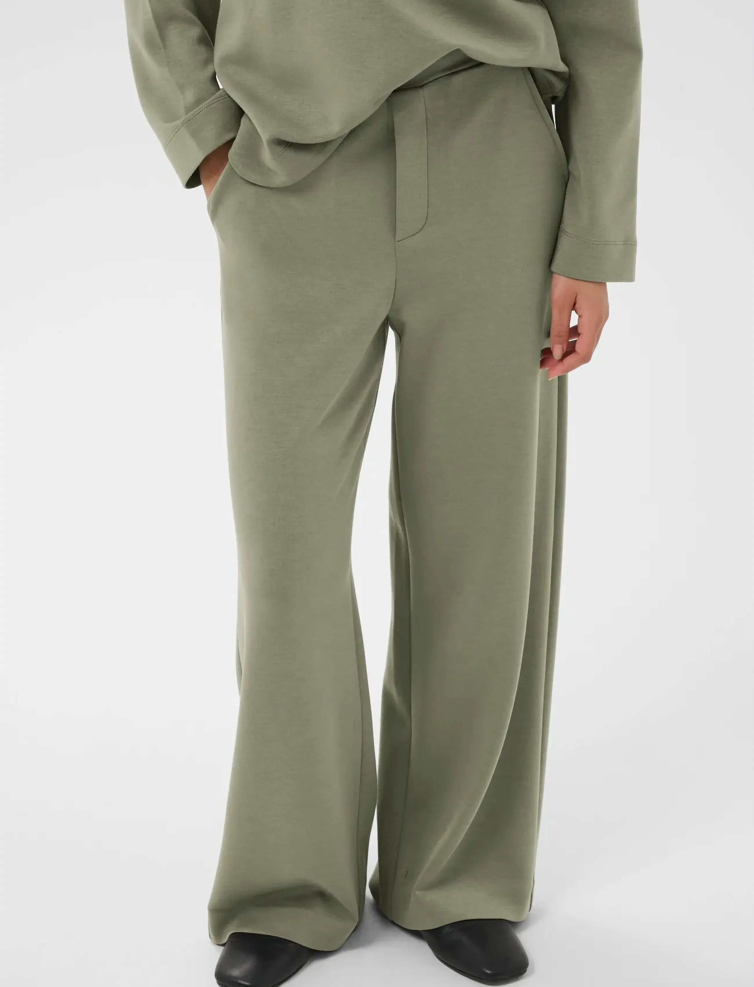 InWear GincetteIW Pant - Plus Size & Curvy - MULLED BASIL / khaki/green