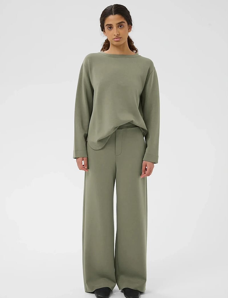 InWear - GincetteIW Pant - straight leg hosen - mulled basil - 3