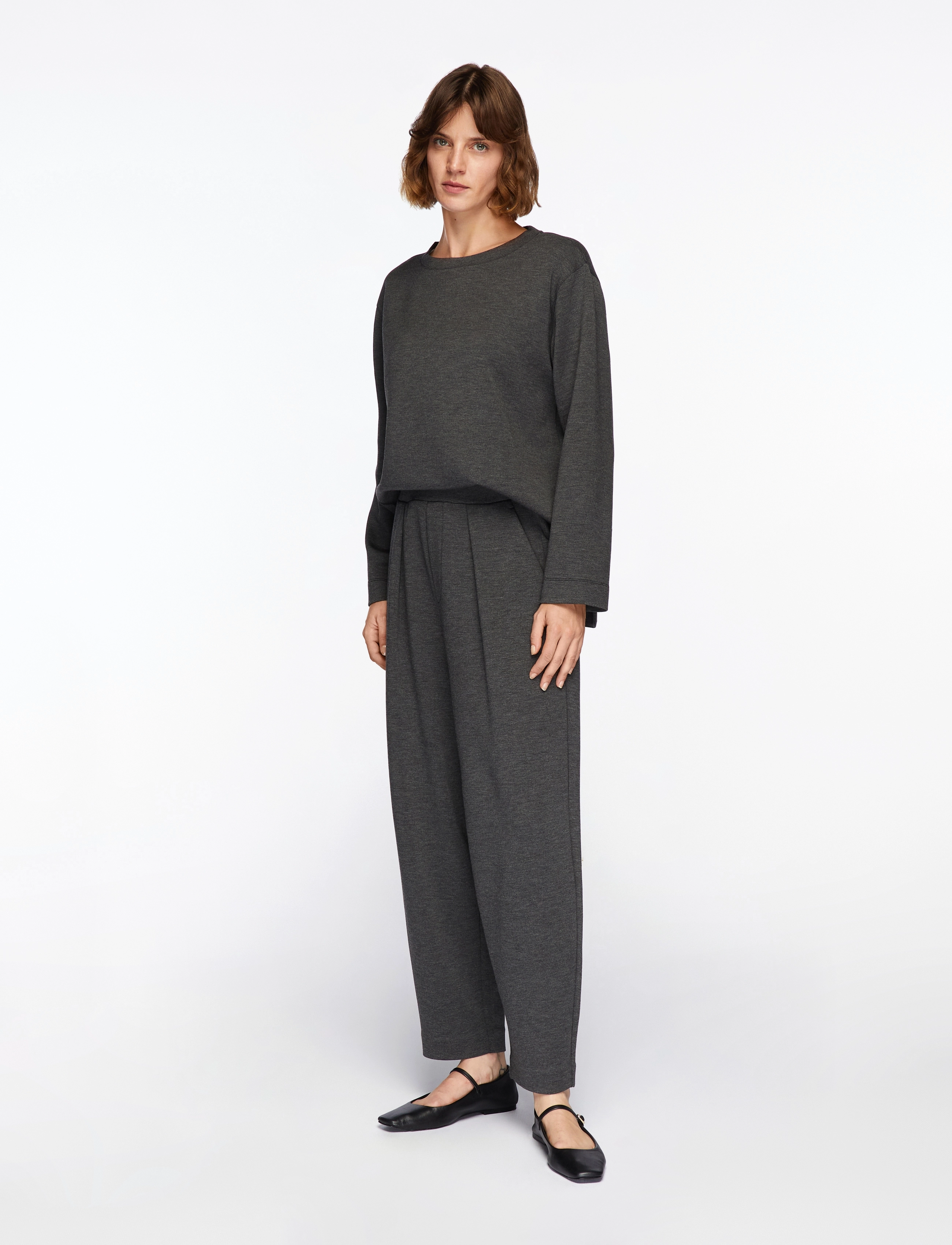 InWear - GincentIW Melange Crewneck - mode trends - dark grey melange - 3