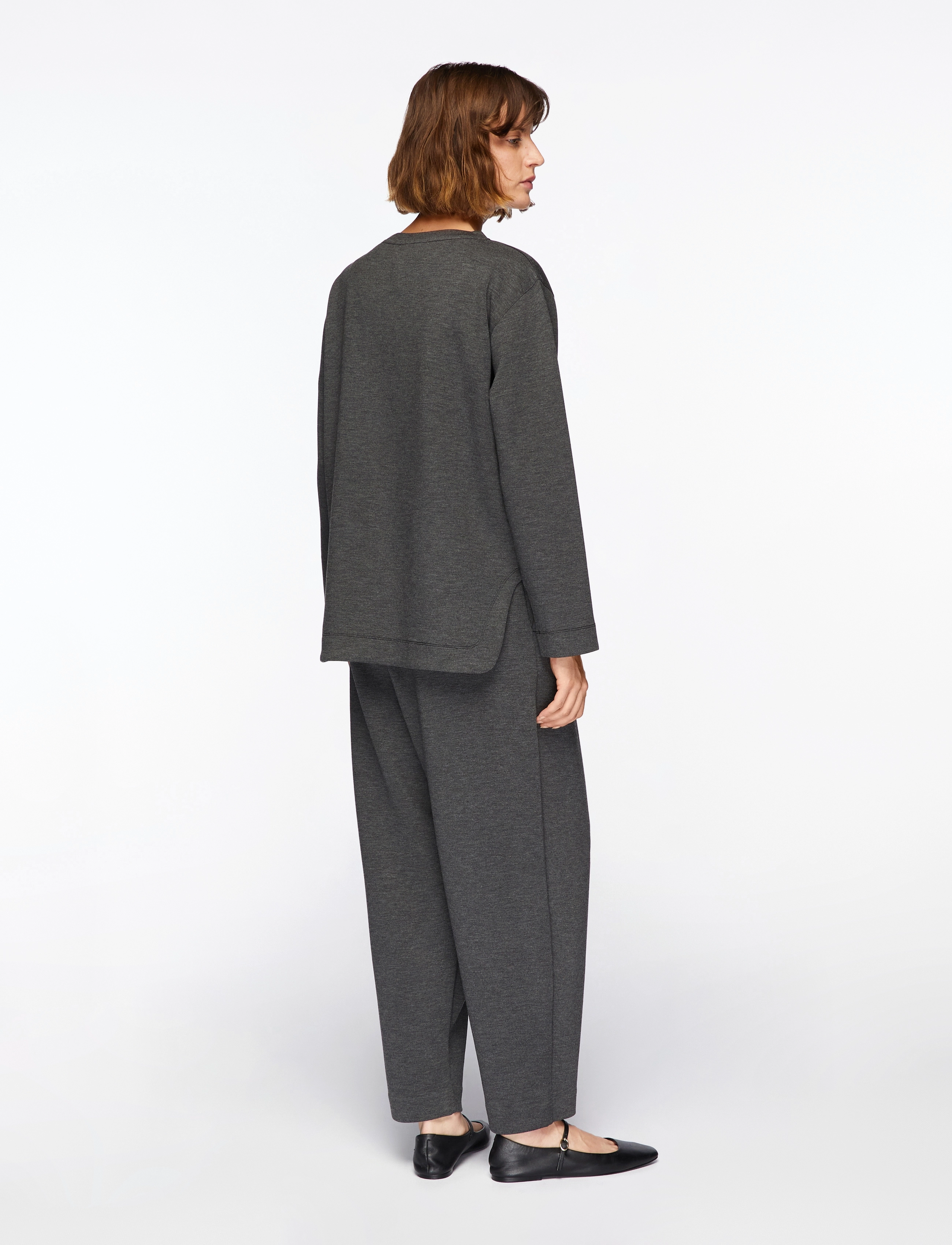 InWear - GincentIW Melange Crewneck - mode trends - dark grey melange - 5
