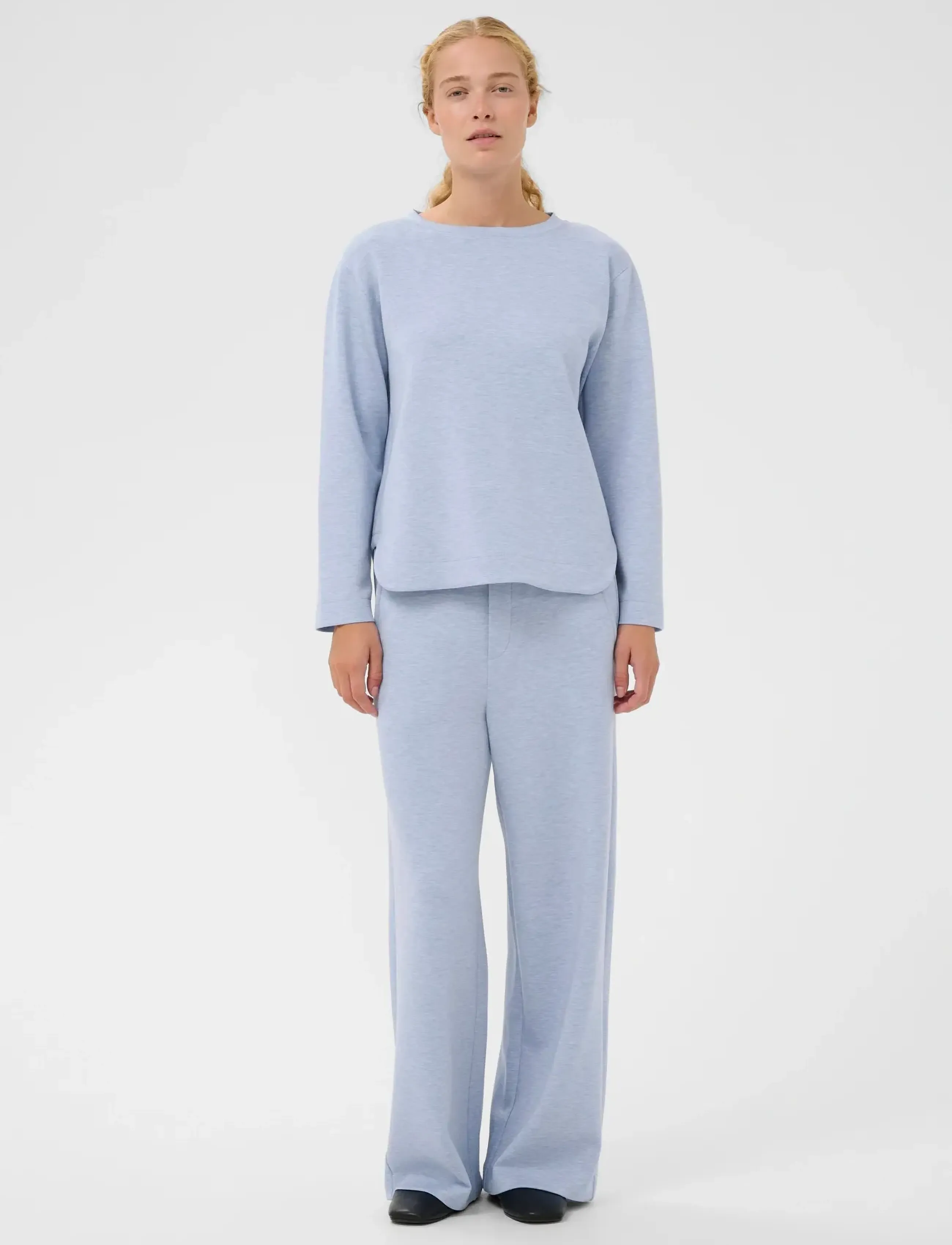 InWear - GincentIW Melange Crewneck - mode trends - endless sky melange - 4
